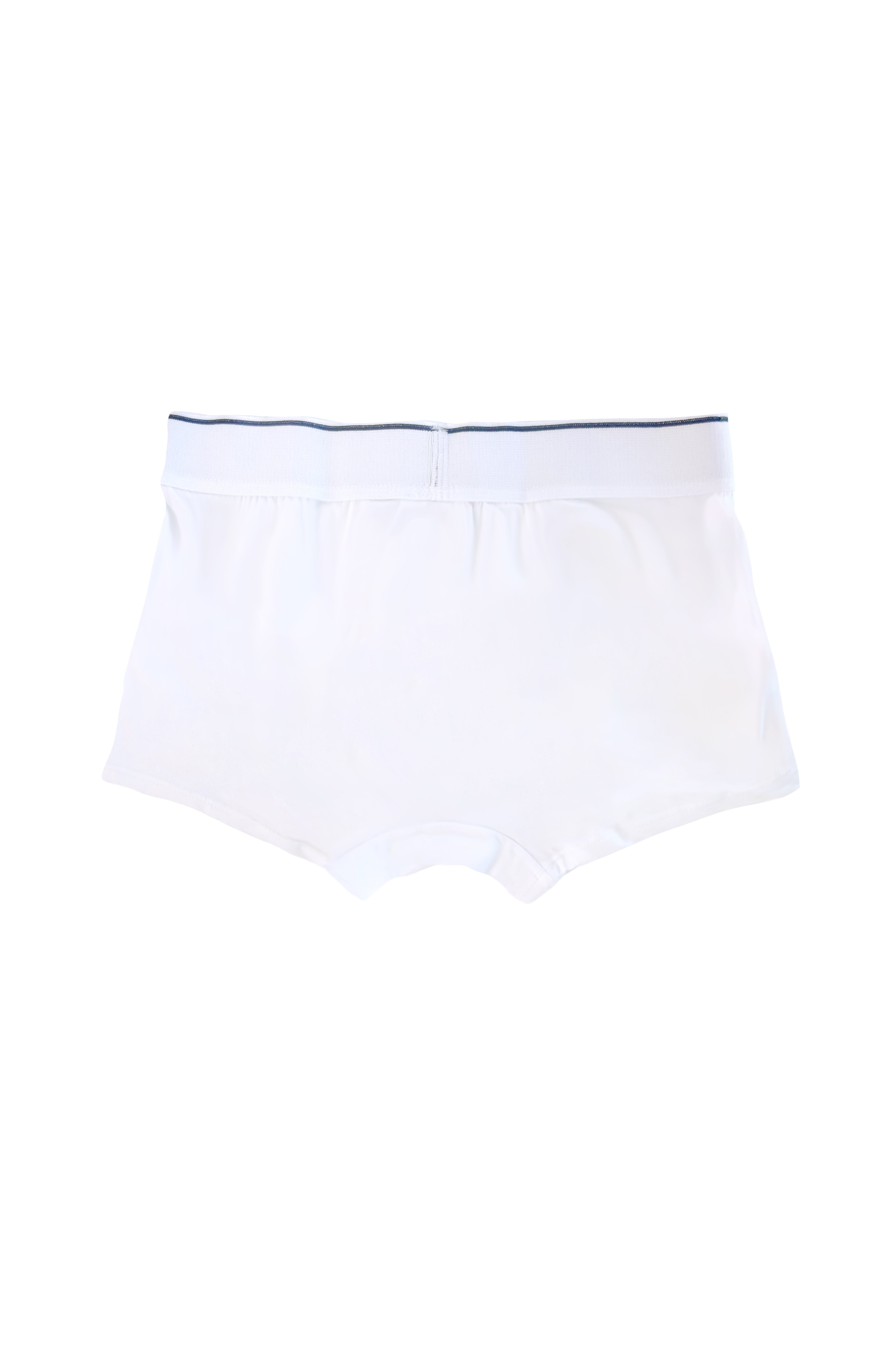 Fitted boxers with elastic waistband