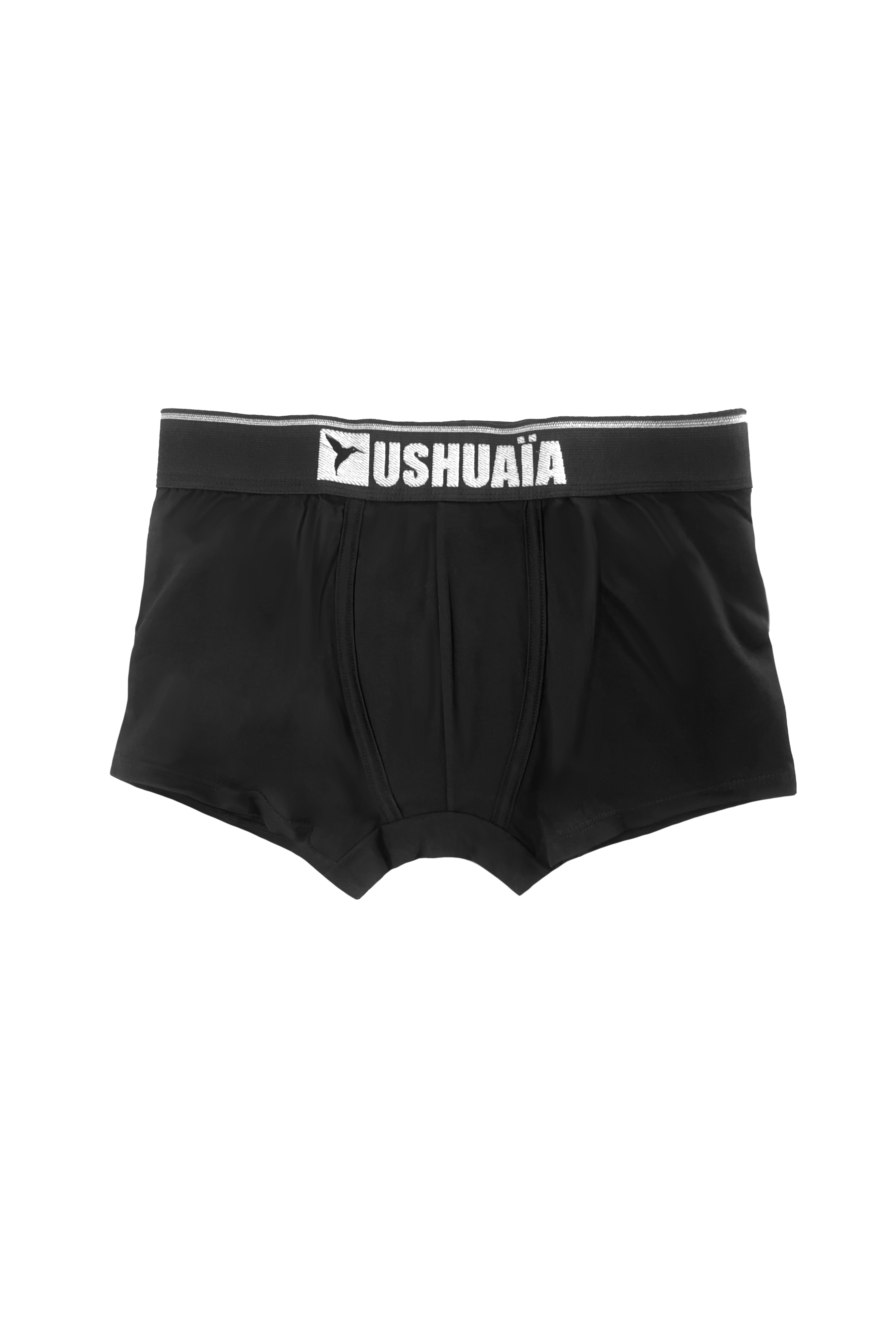 Fitted boxers with elastic waistband