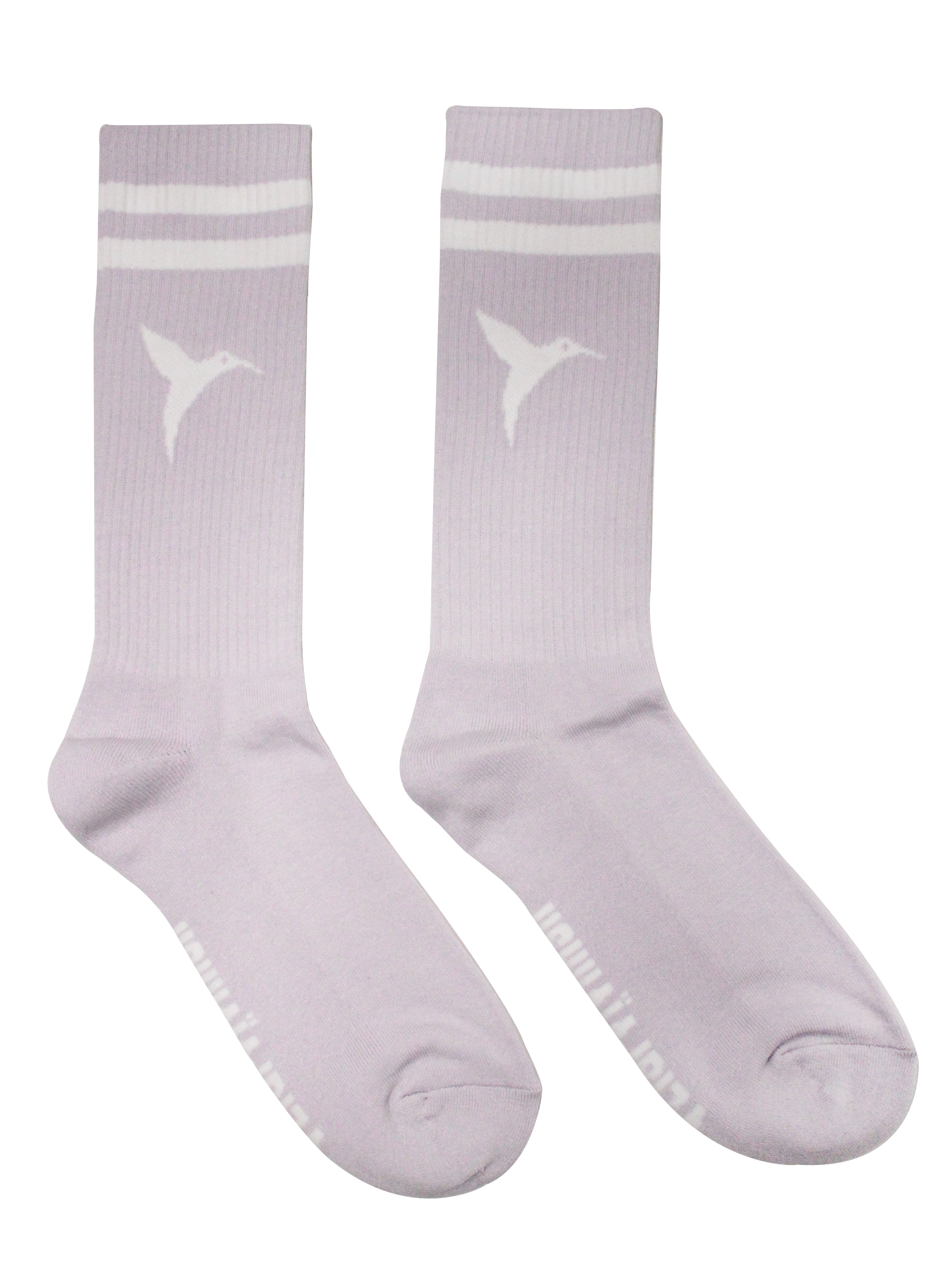 Long socks.
Composition:
80% Polyester, 18% Cotton, 2% Elastane