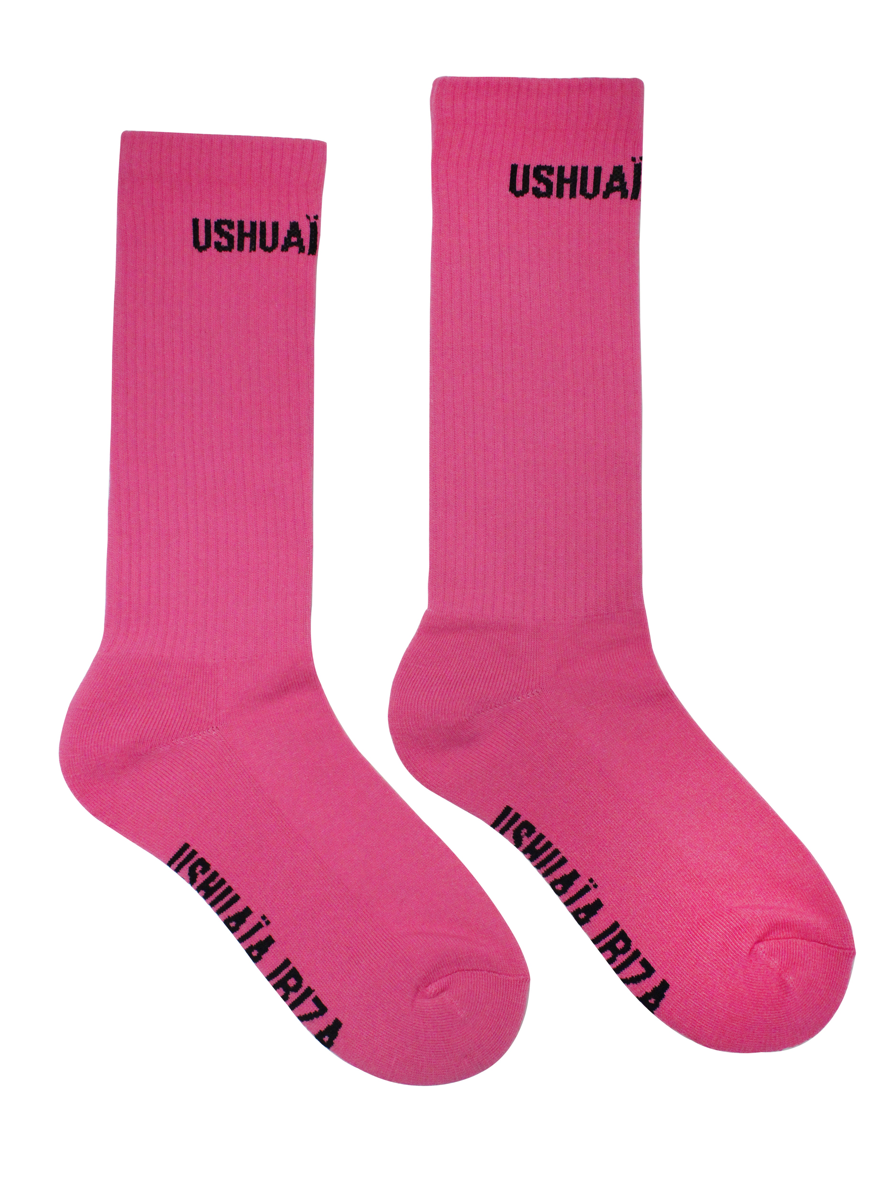 Long socks.
Composition:
80% Polyester, 18% Cotton, 2% Elastane