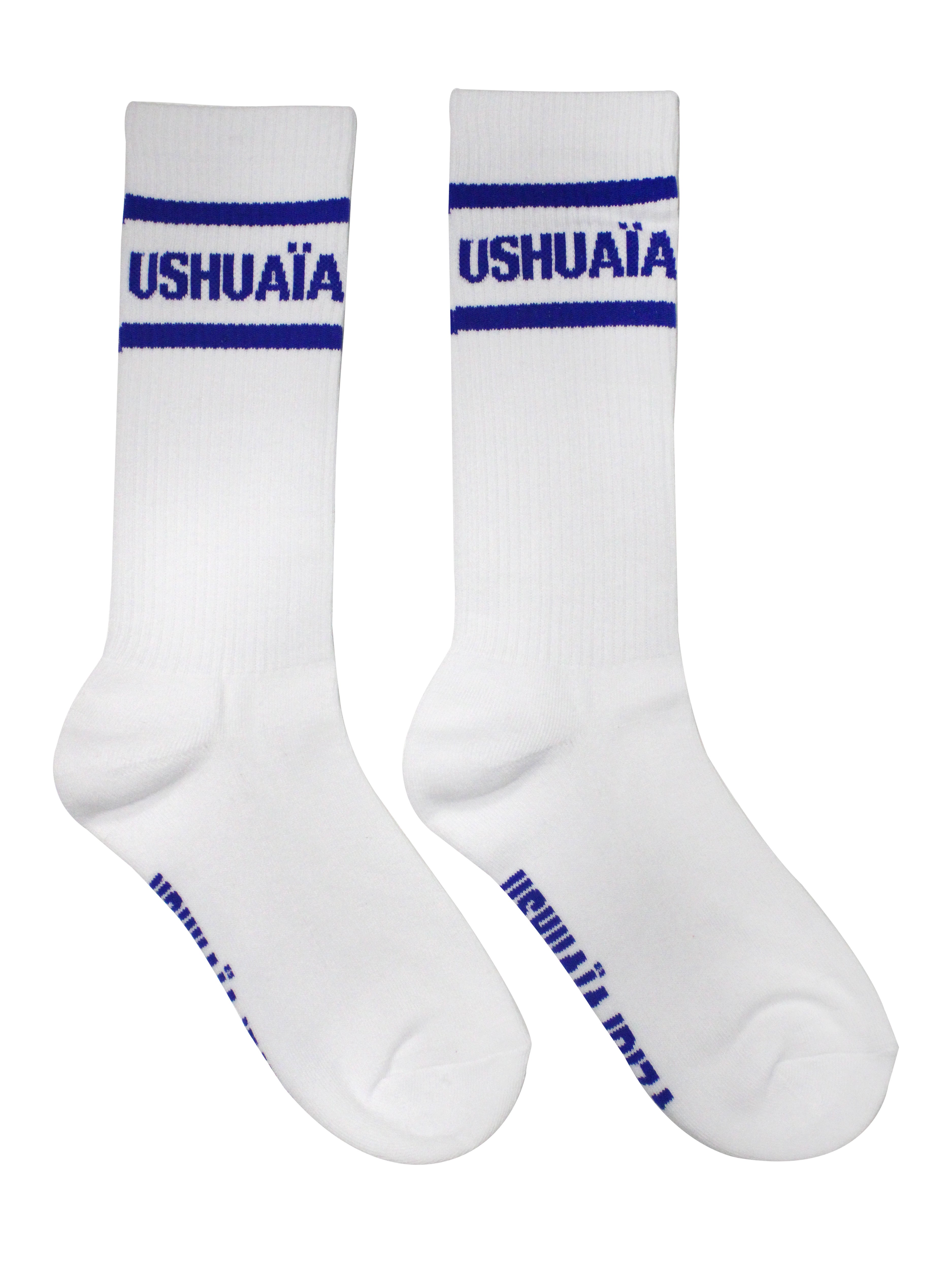 Long socks.
Composition:
80% Polyester, 18% Cotton, 2% Elastane