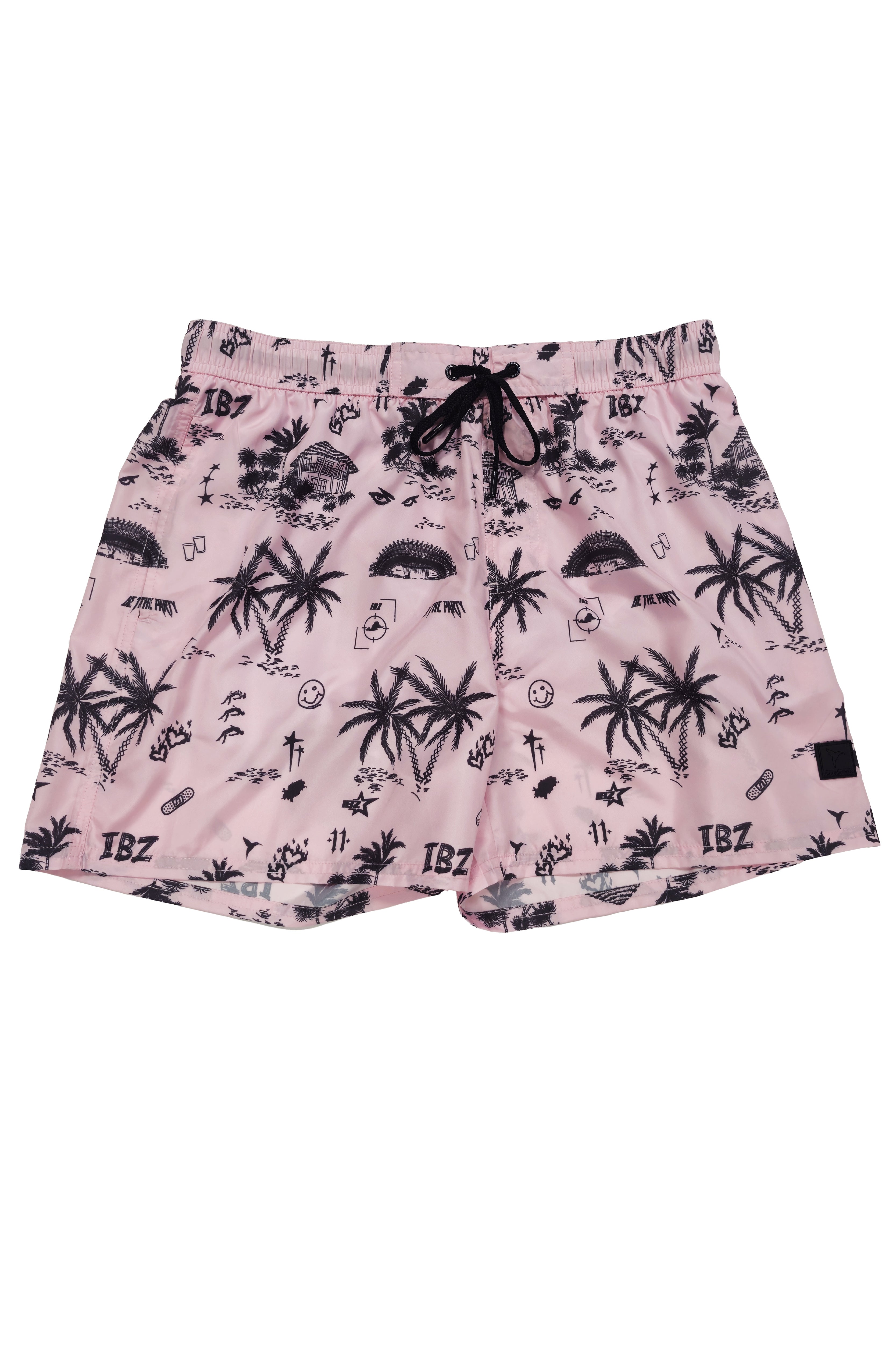 bañador hombre poliéster microfibra estampado logo ushuaïa ibiza