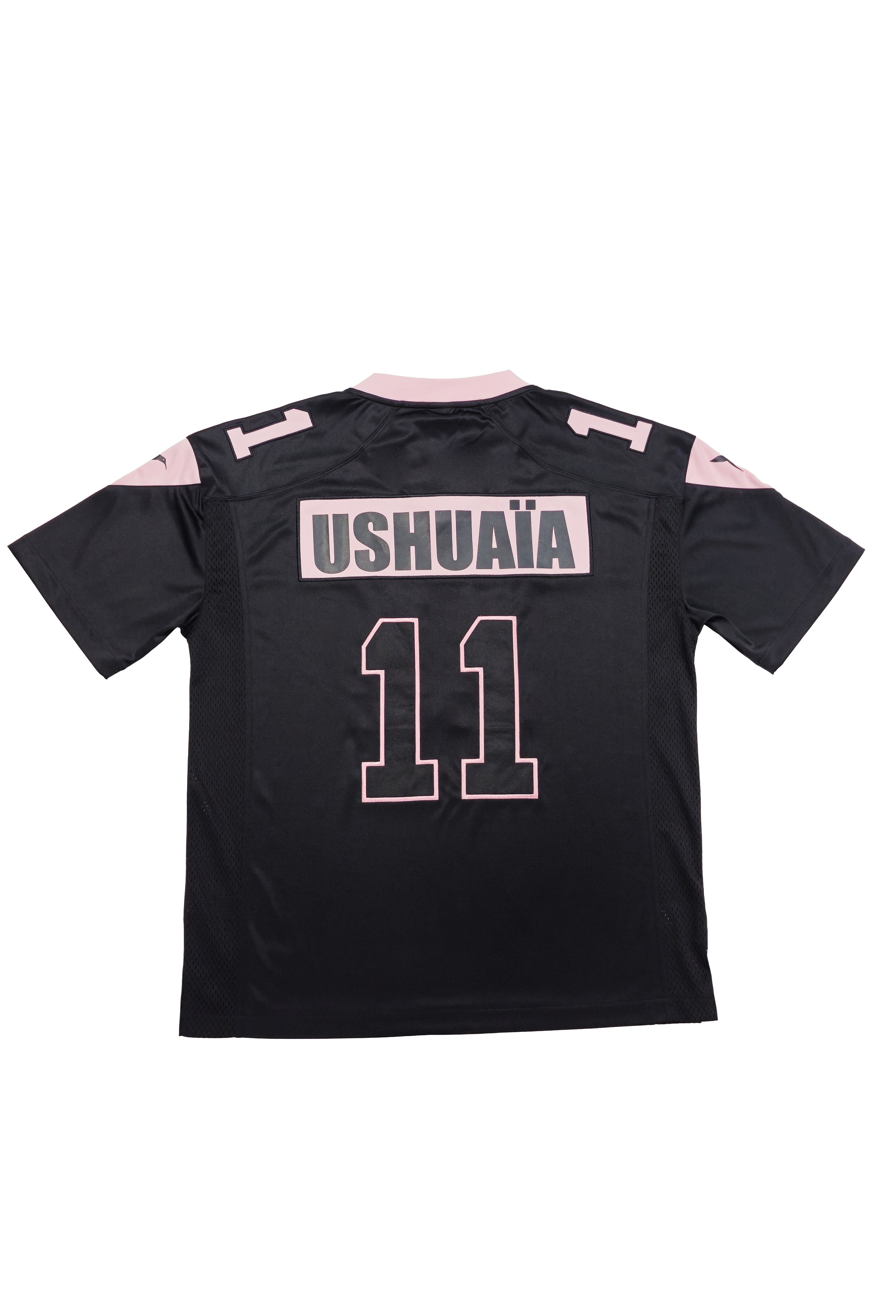 camiseta rugby hombre poliéster logo ushuaïa delantero y espalda ibiza