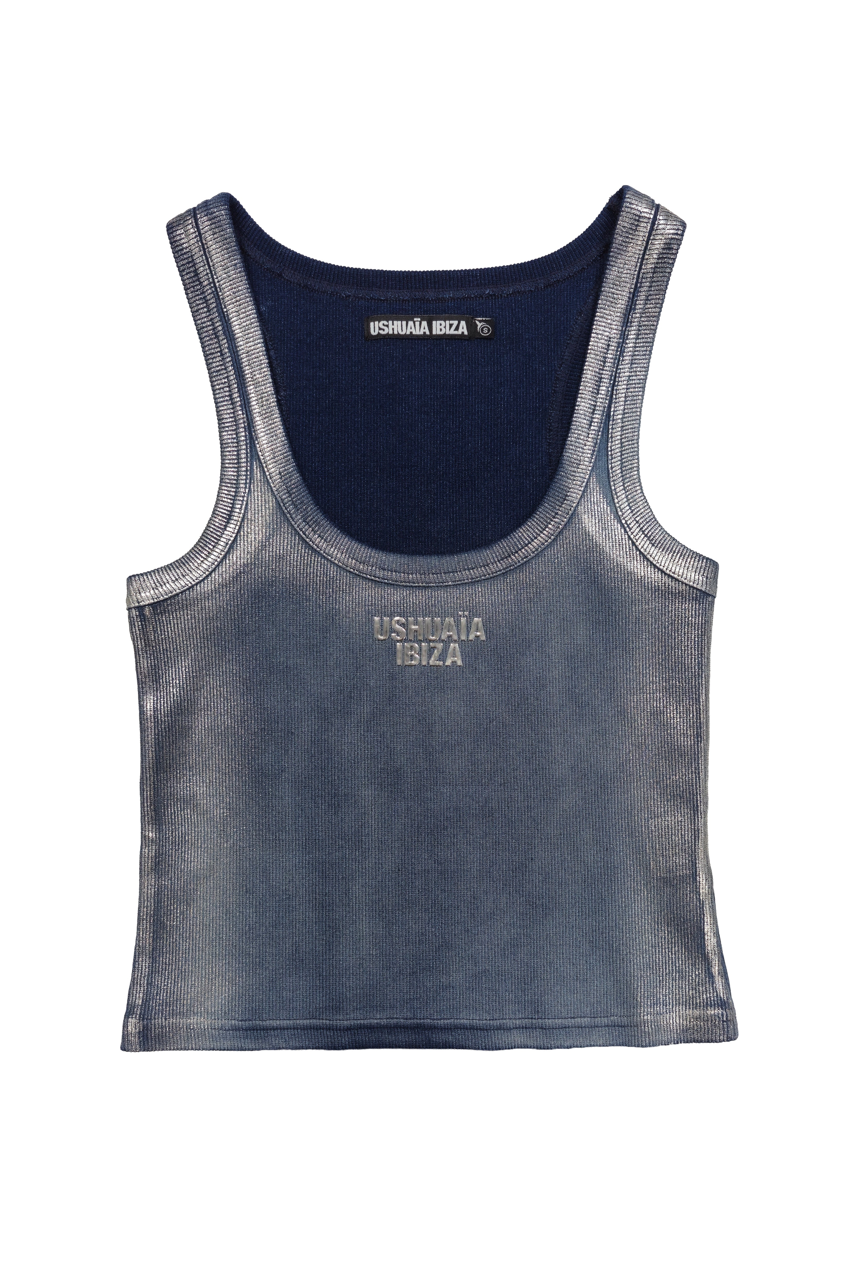 camiseta tirantes mujer azul indigo ushuaia