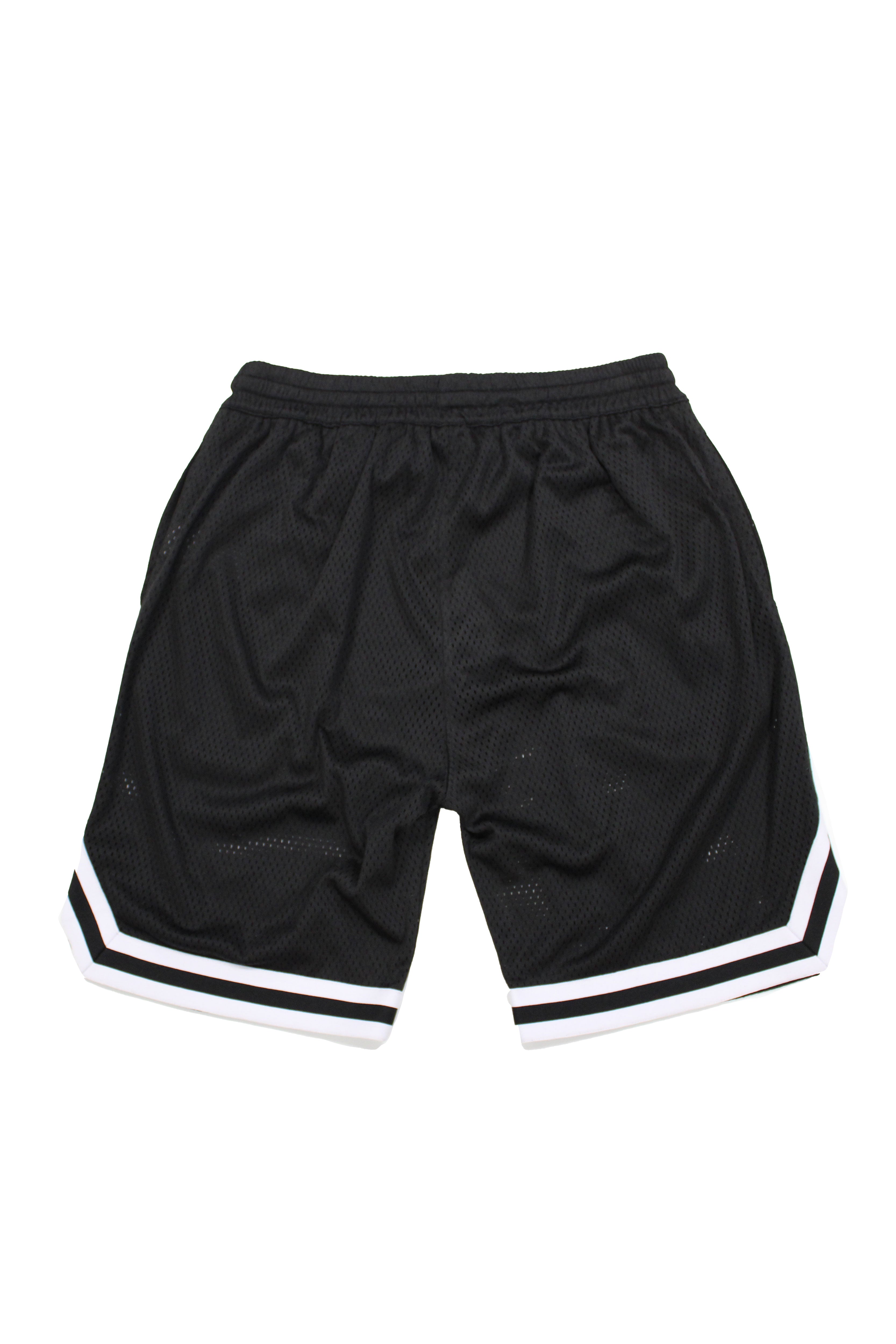short basketball hombre poliéster mesh negro ushuaïa