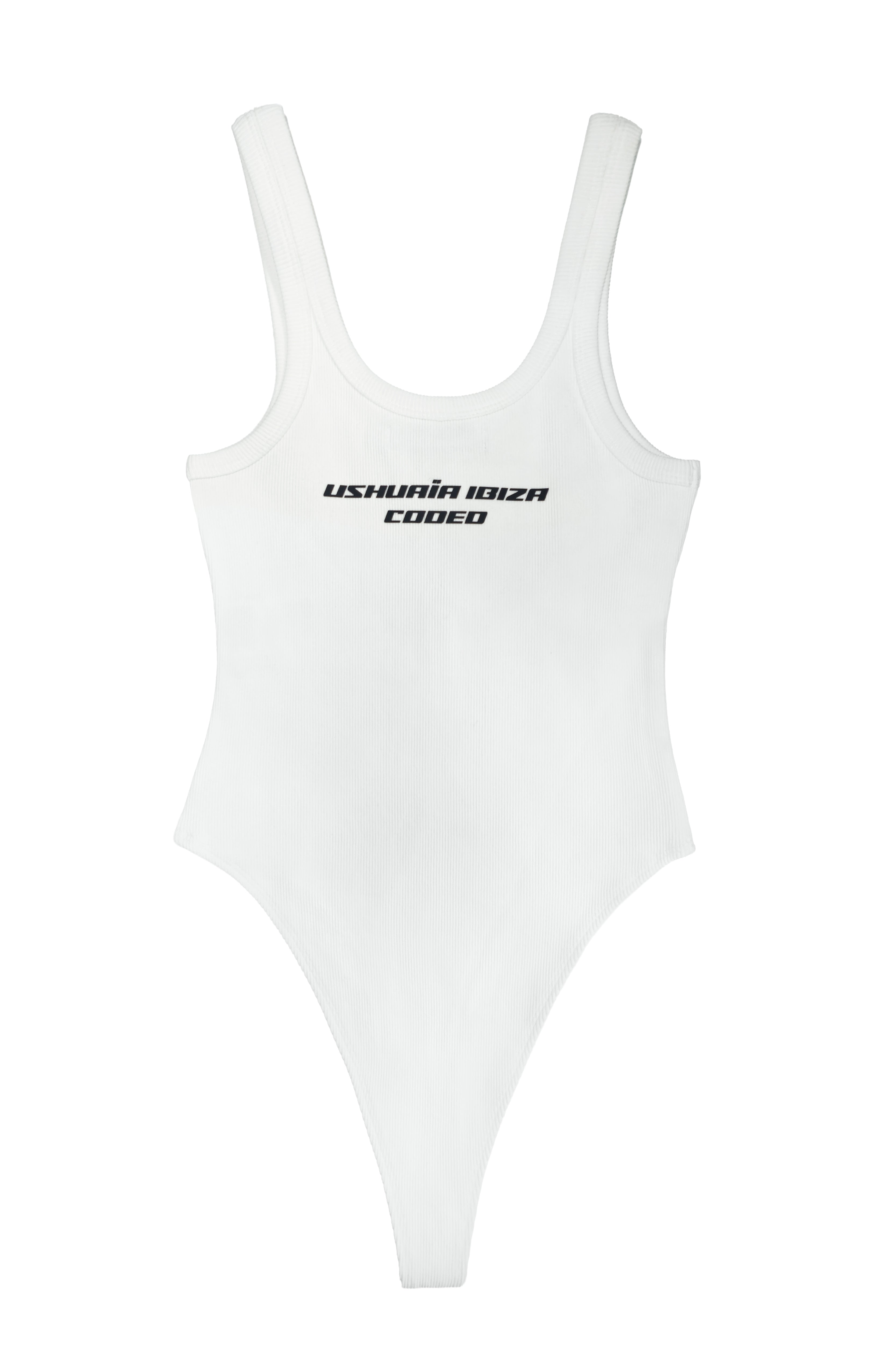 body mujer rib blanco tirantes ushuaia