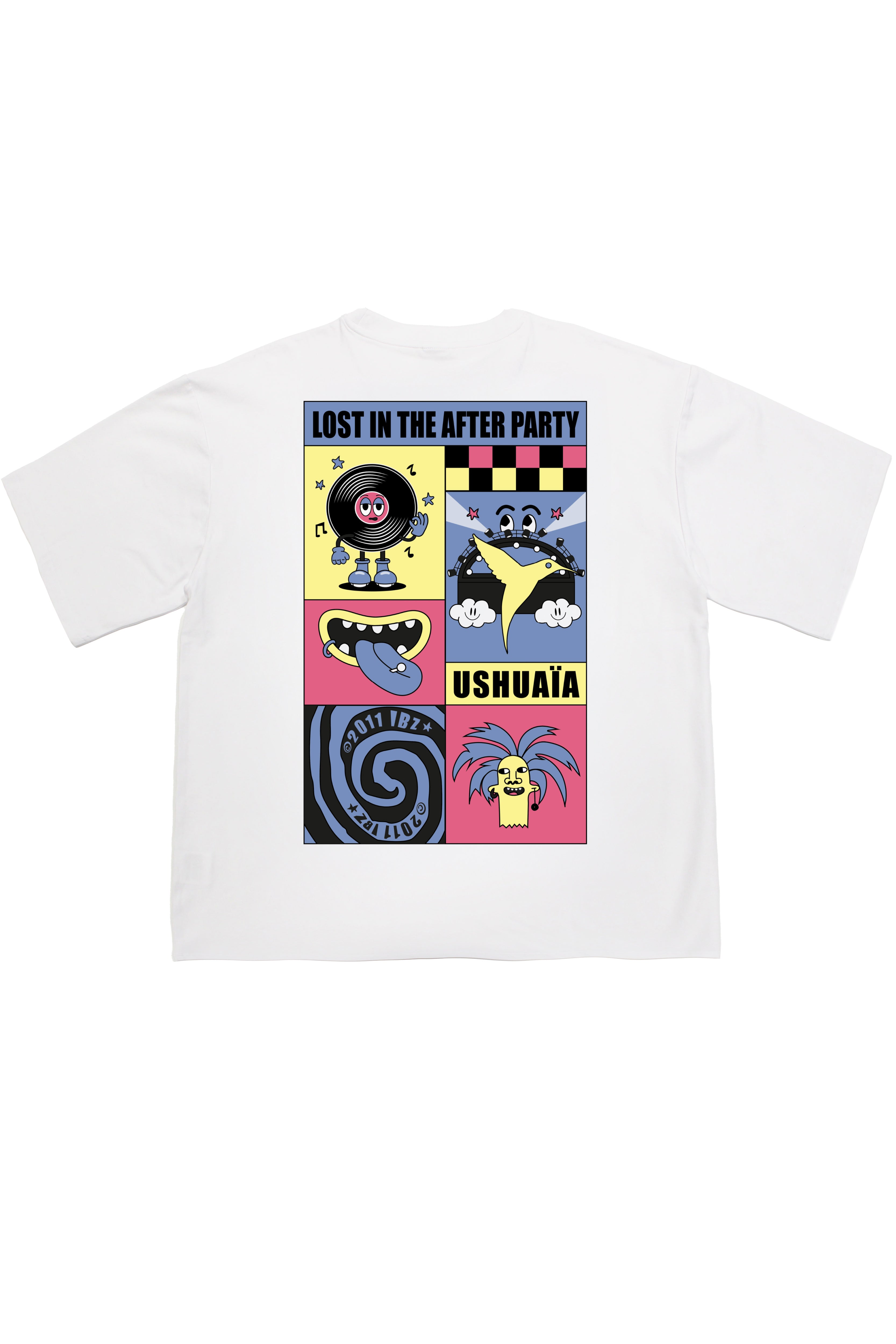 camiseta infantil off white logo ushuaia