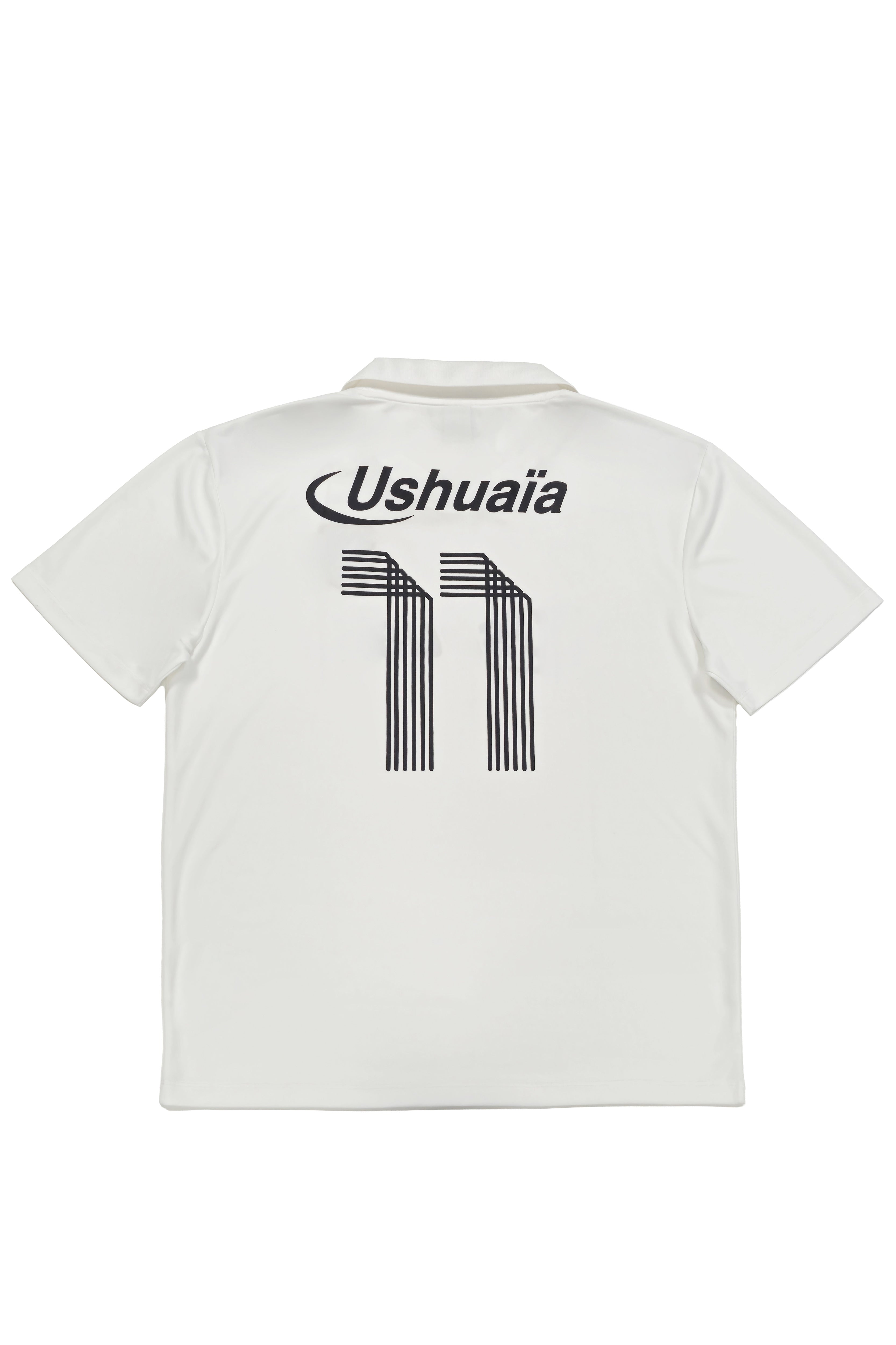 camiseta football niño jacquard rayas logo ushuaïa