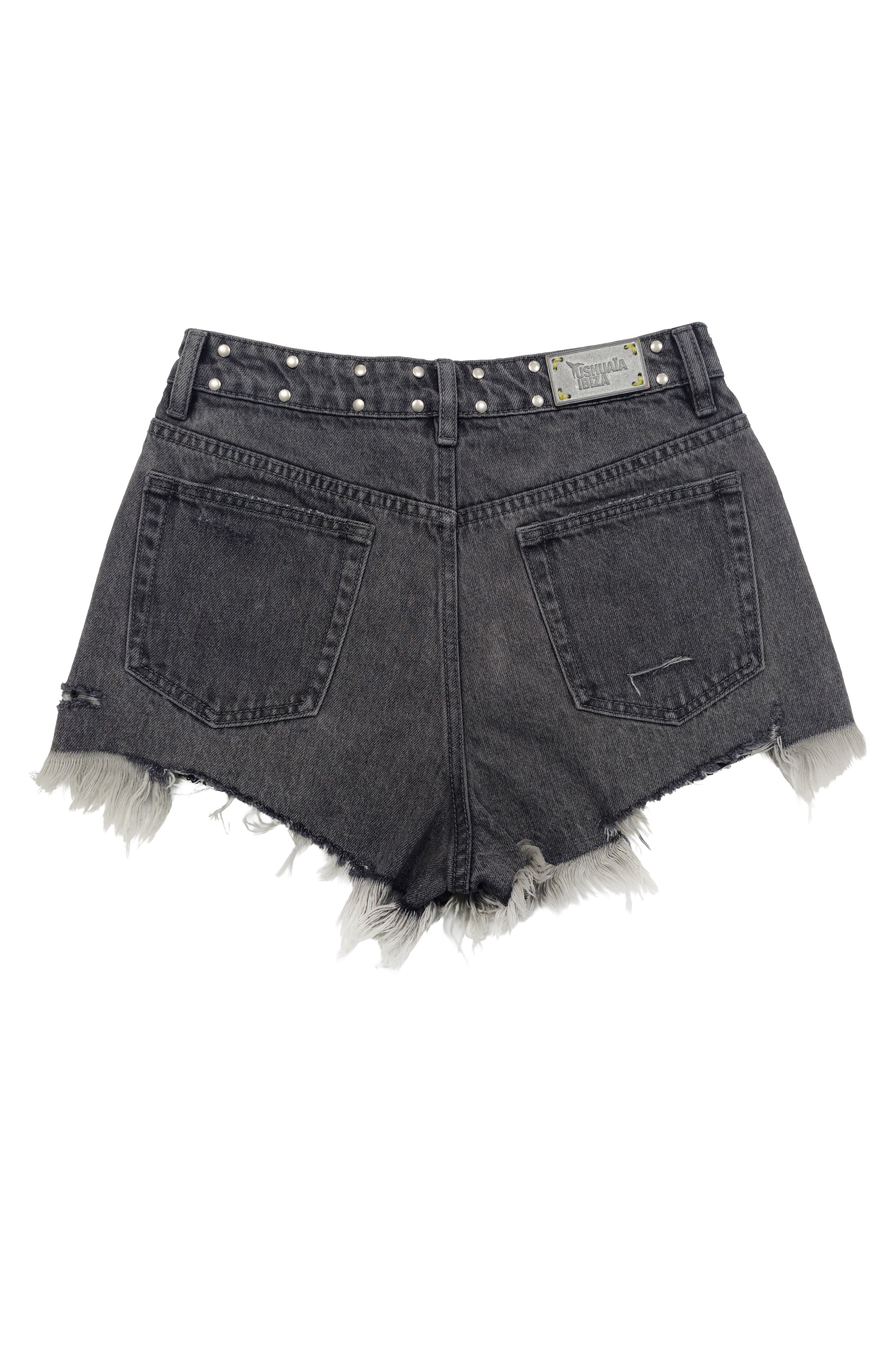 short denim mujer gris oscuro ushuaia