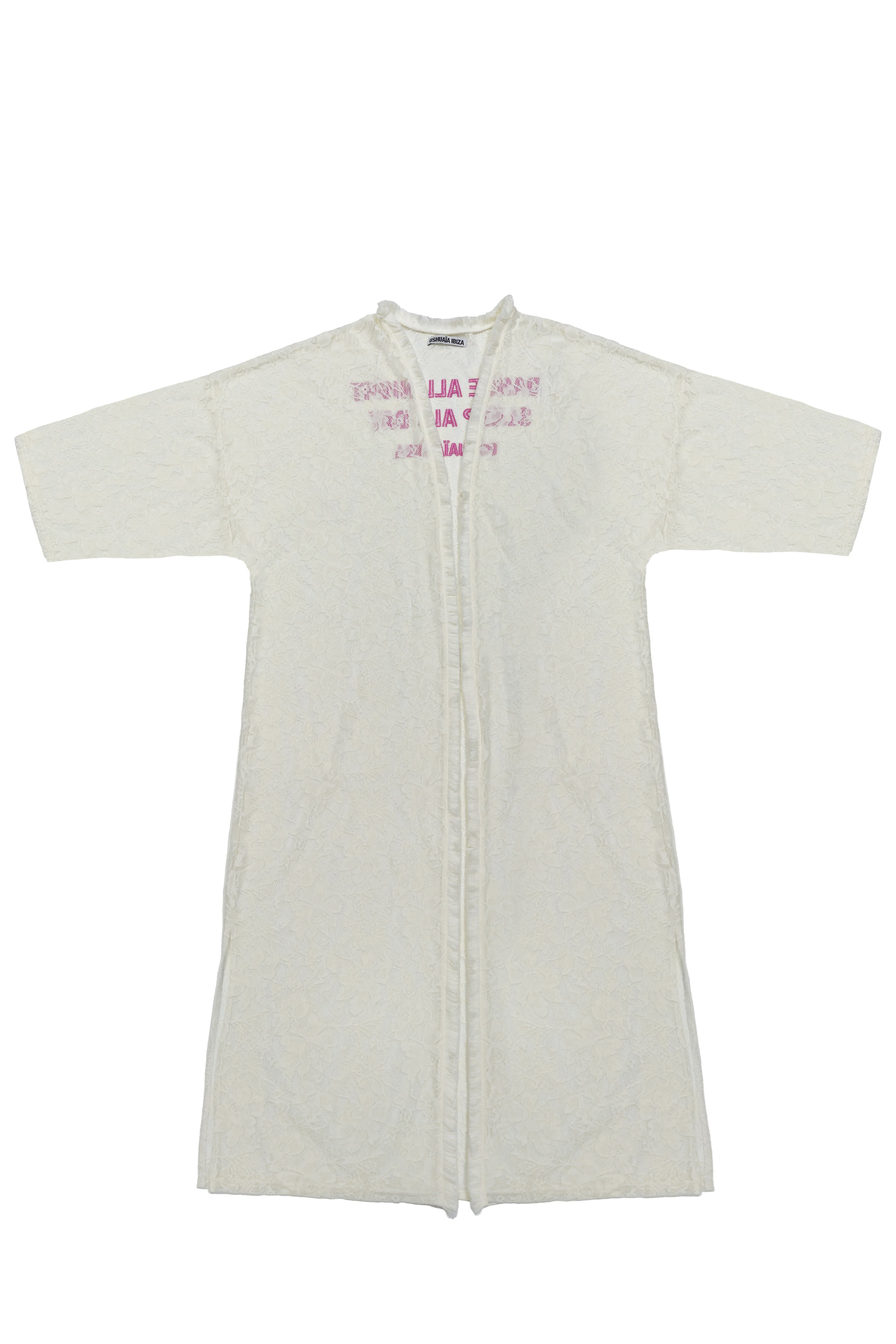 kaftan largo encaje blanco mujer ushuaia