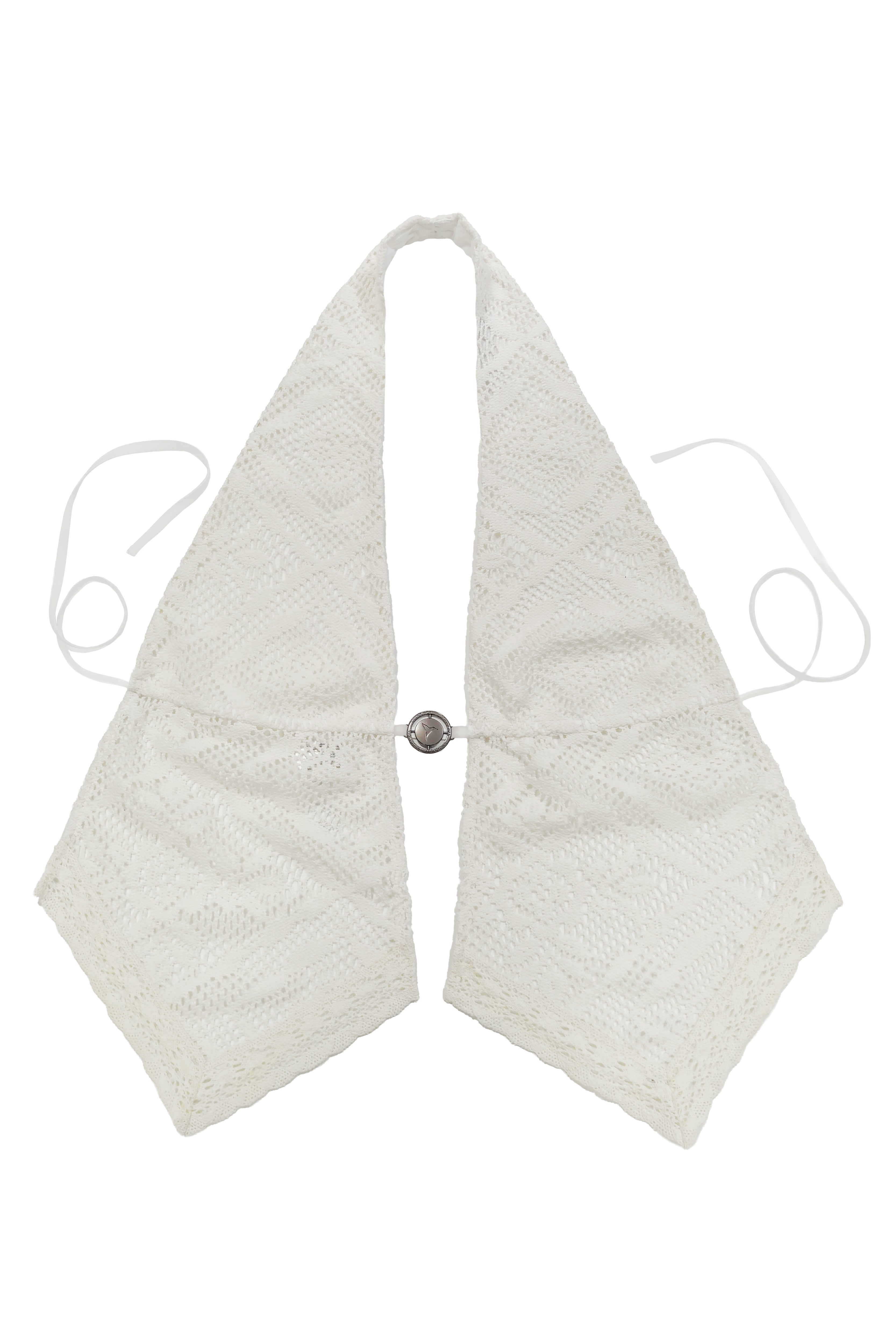 top halter mujer beige escote