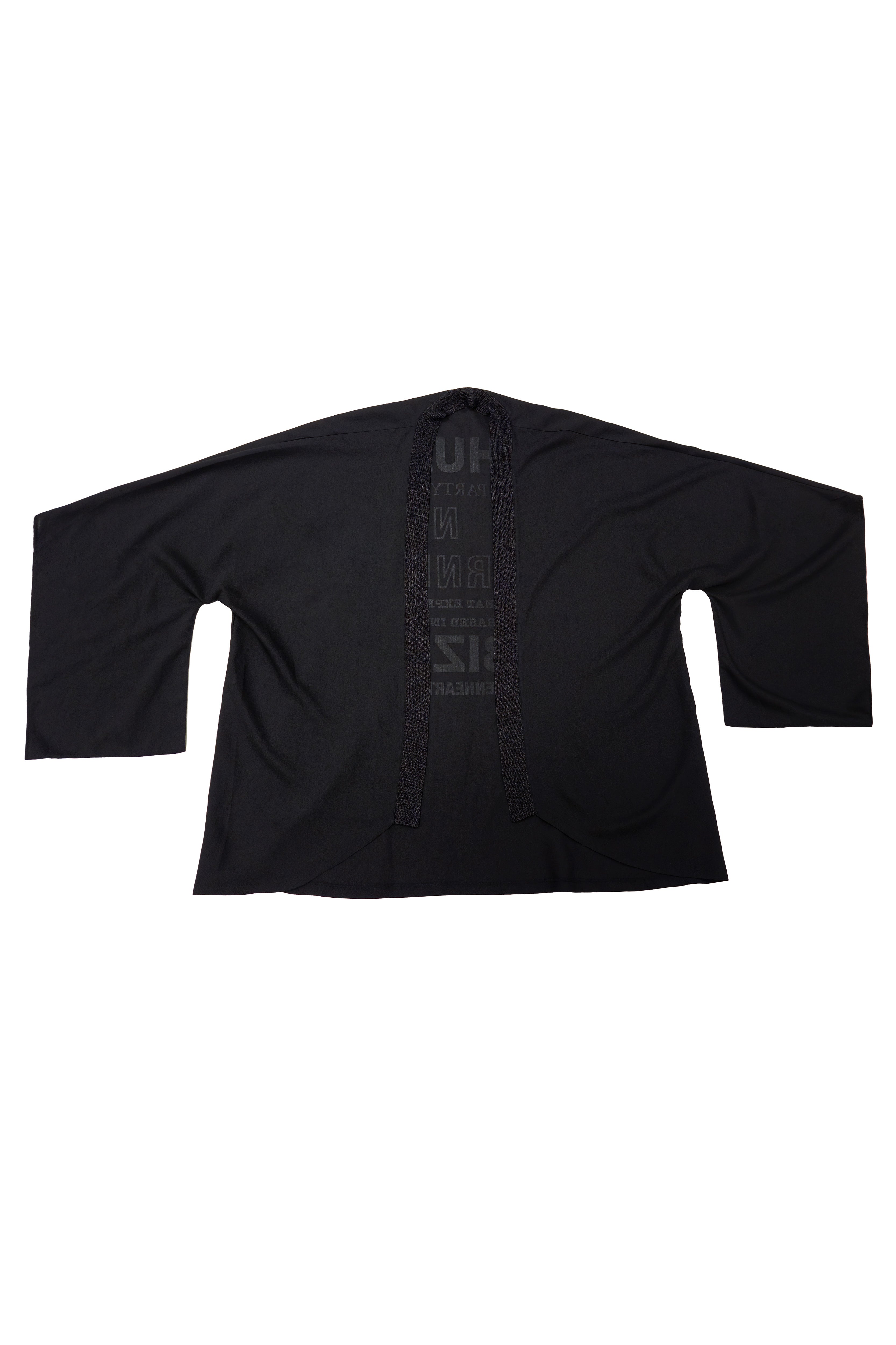 kimono mujer negro manga amplia ushuaia