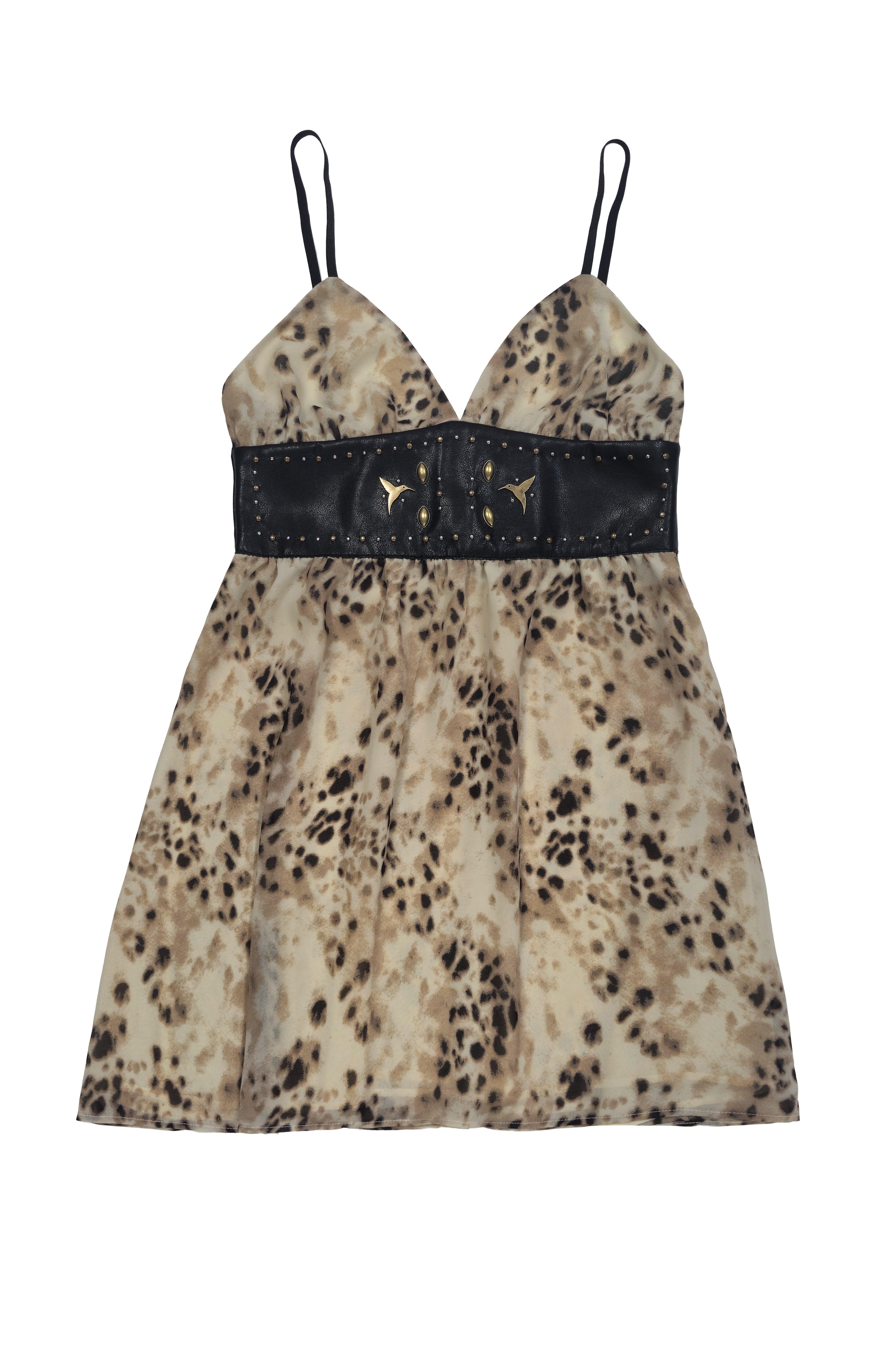 vestido corto encaje estampado claro mujer tirantes ushuaia