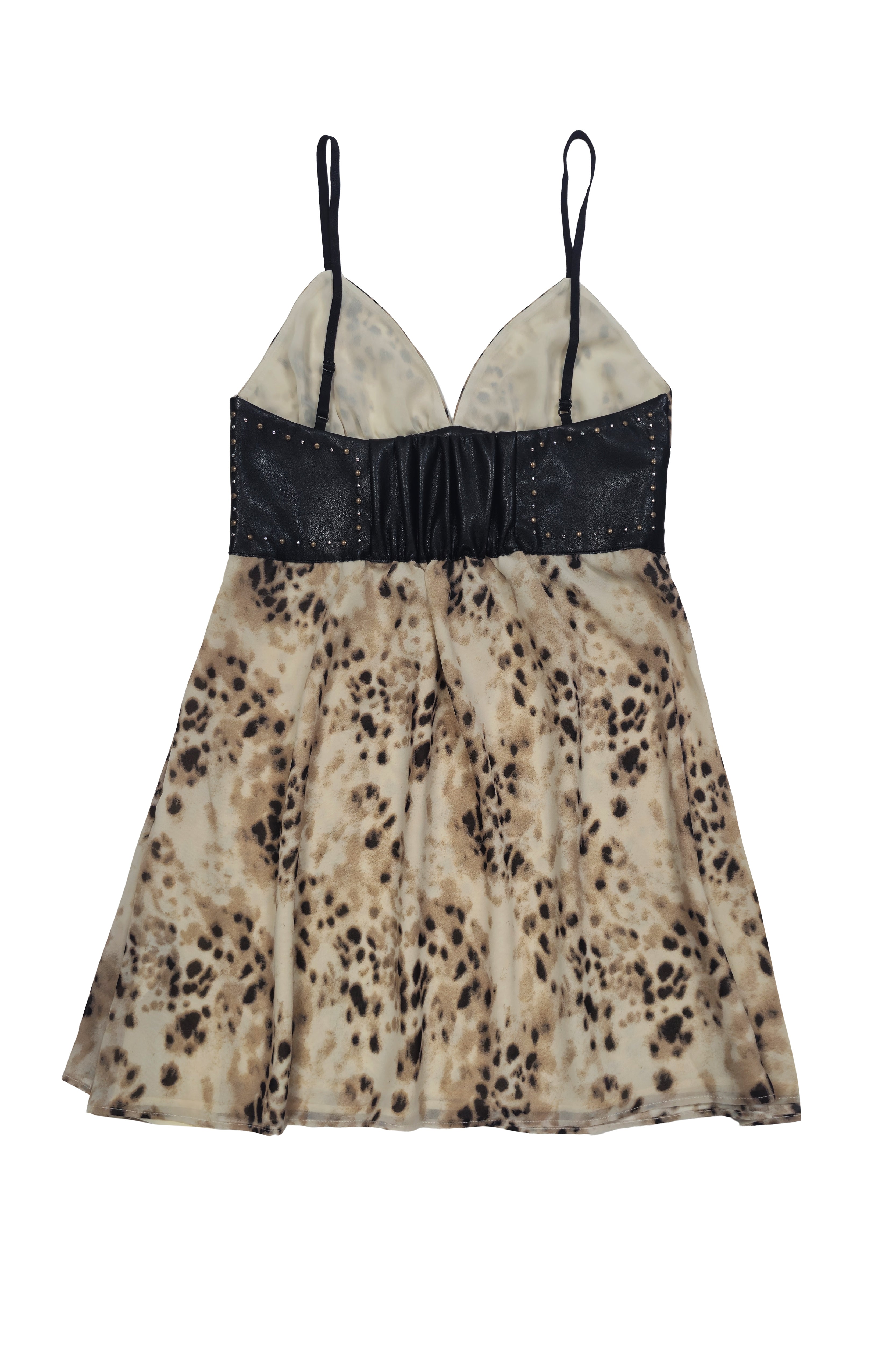 vestido corto encaje estampado claro mujer tirantes ushuaia