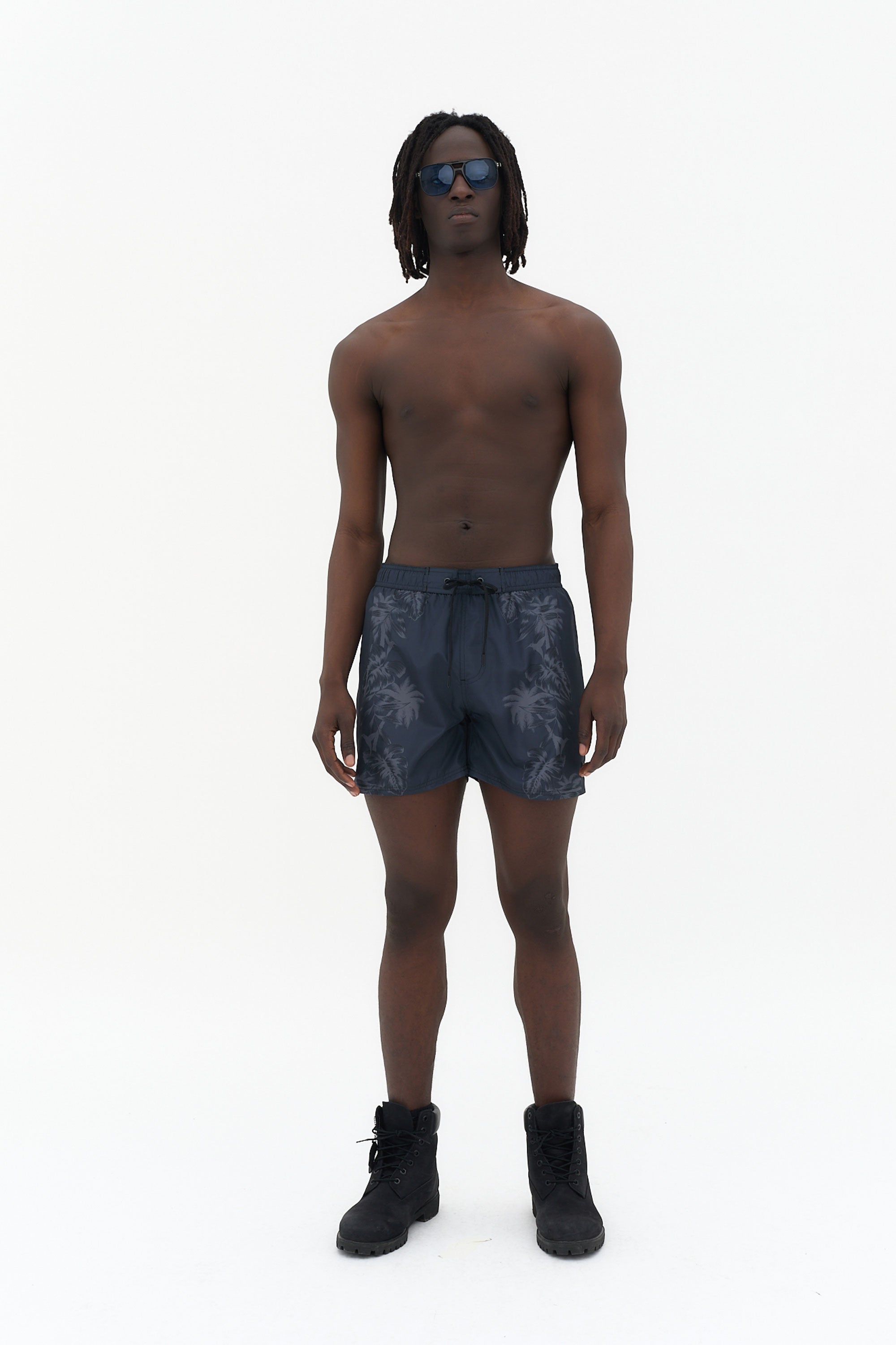 bañador hombre poliéster microfibra estampado logo ushuaïa ibiza