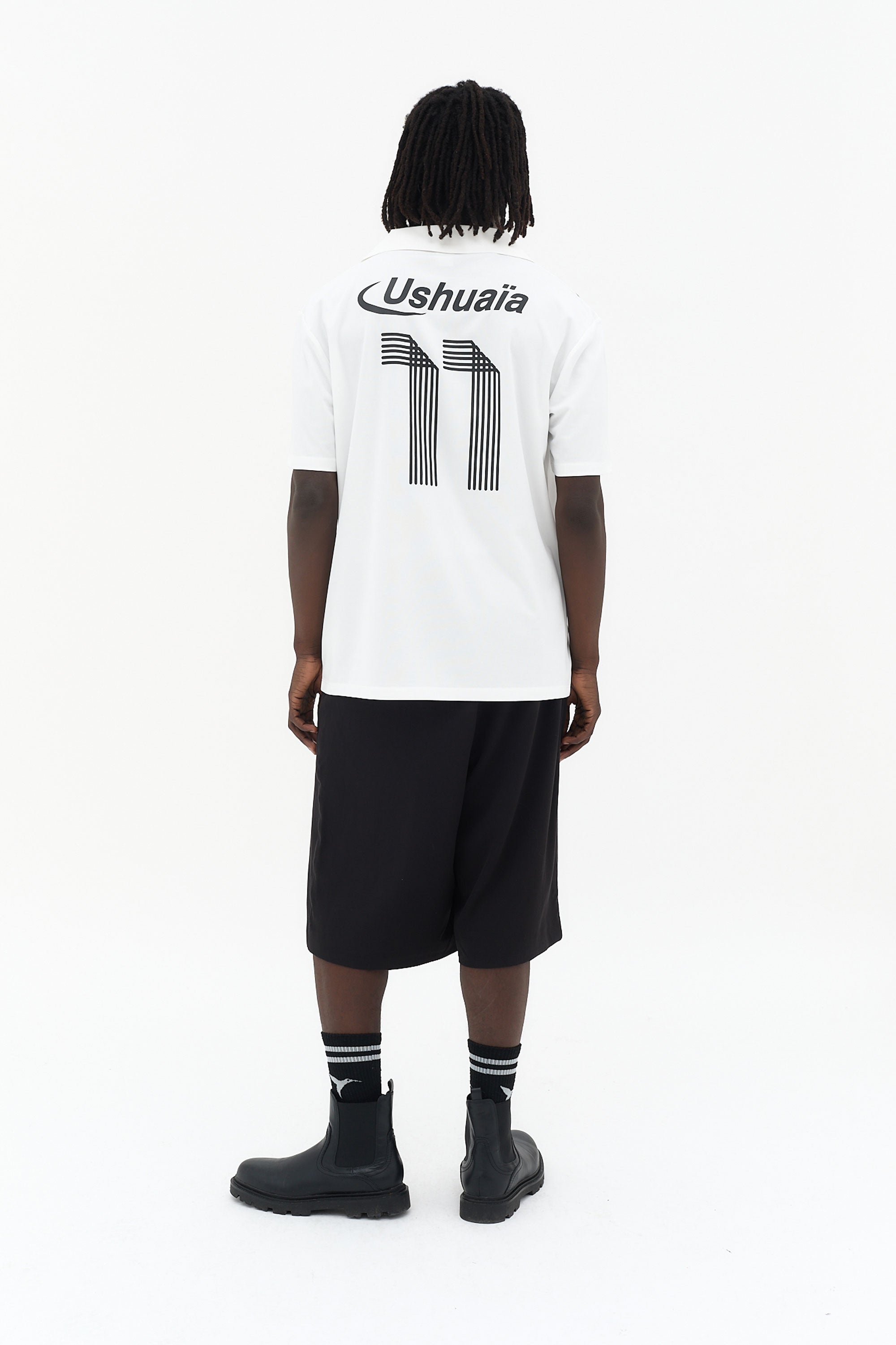 football jersey hombre poliéster logo ushuaïa delantero y espalda ibiza