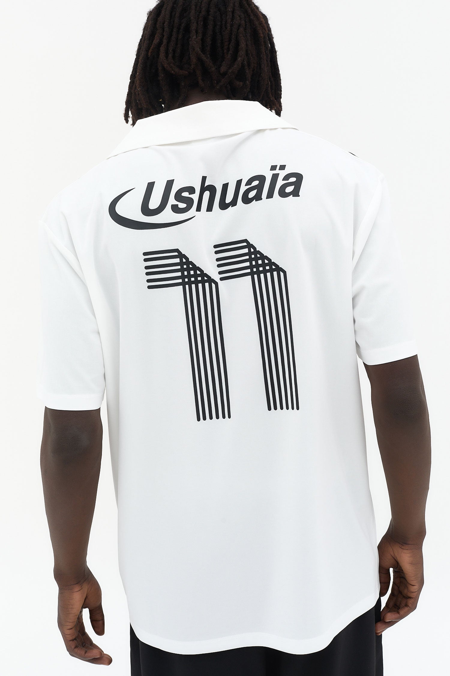 football jersey hombre poliéster logo ushuaïa delantero y espalda ibiza