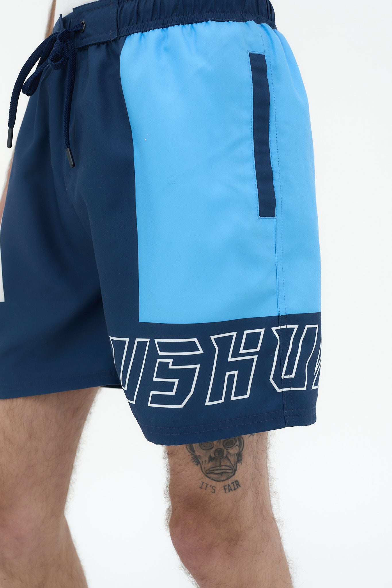 bañador hombre extra long poliéster logo ushuaïa largo extendido