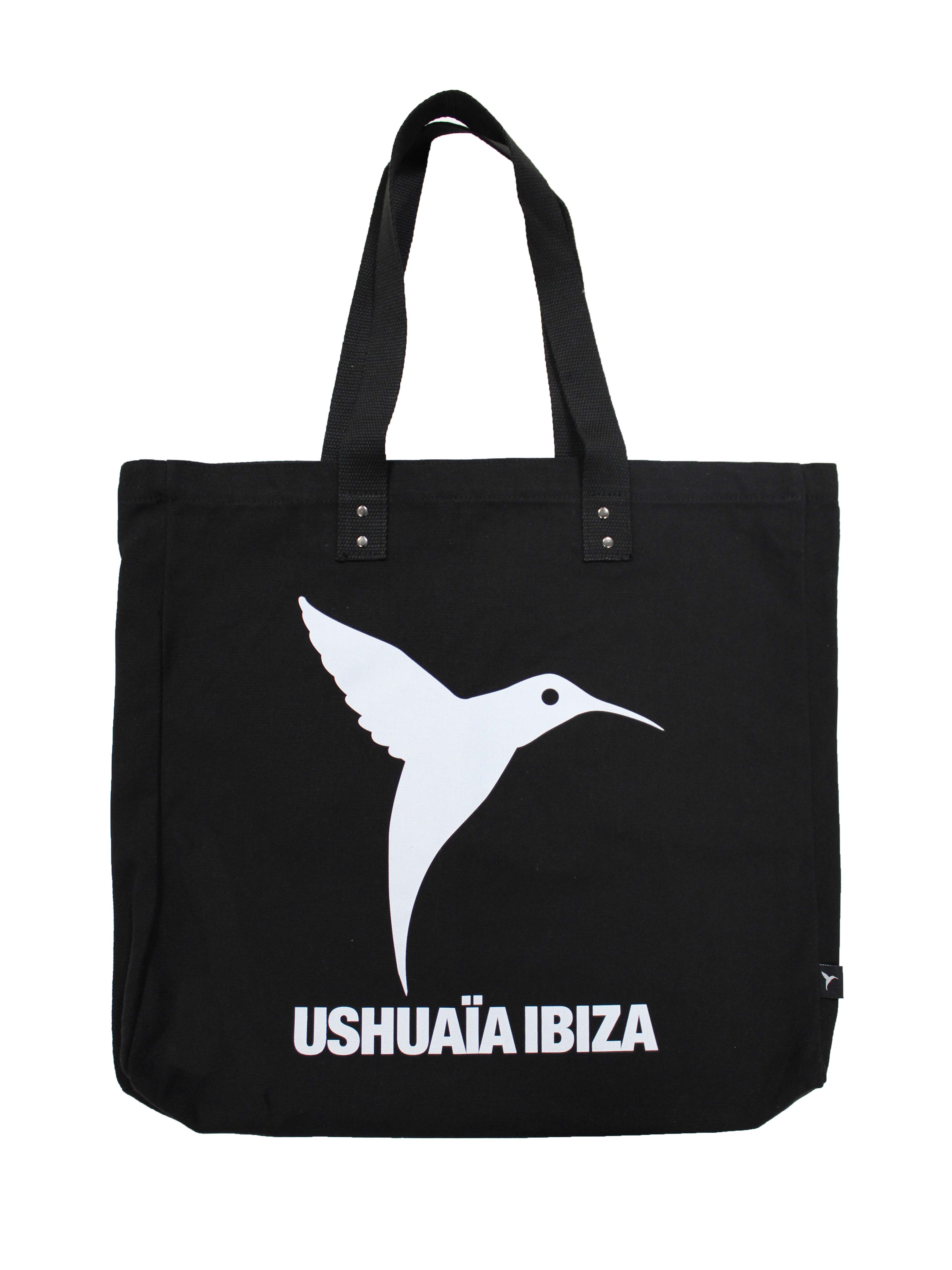 Official Ushuaïa Ibiza shopping bag.

COMPOSITION:

Made from high-density canvas cotton, durable and reusable

Reinforced cotton webbing handles with metal rivets for added durability

Large white screen-printed design featuring the iconic Ushuaïa Ibiza logo
