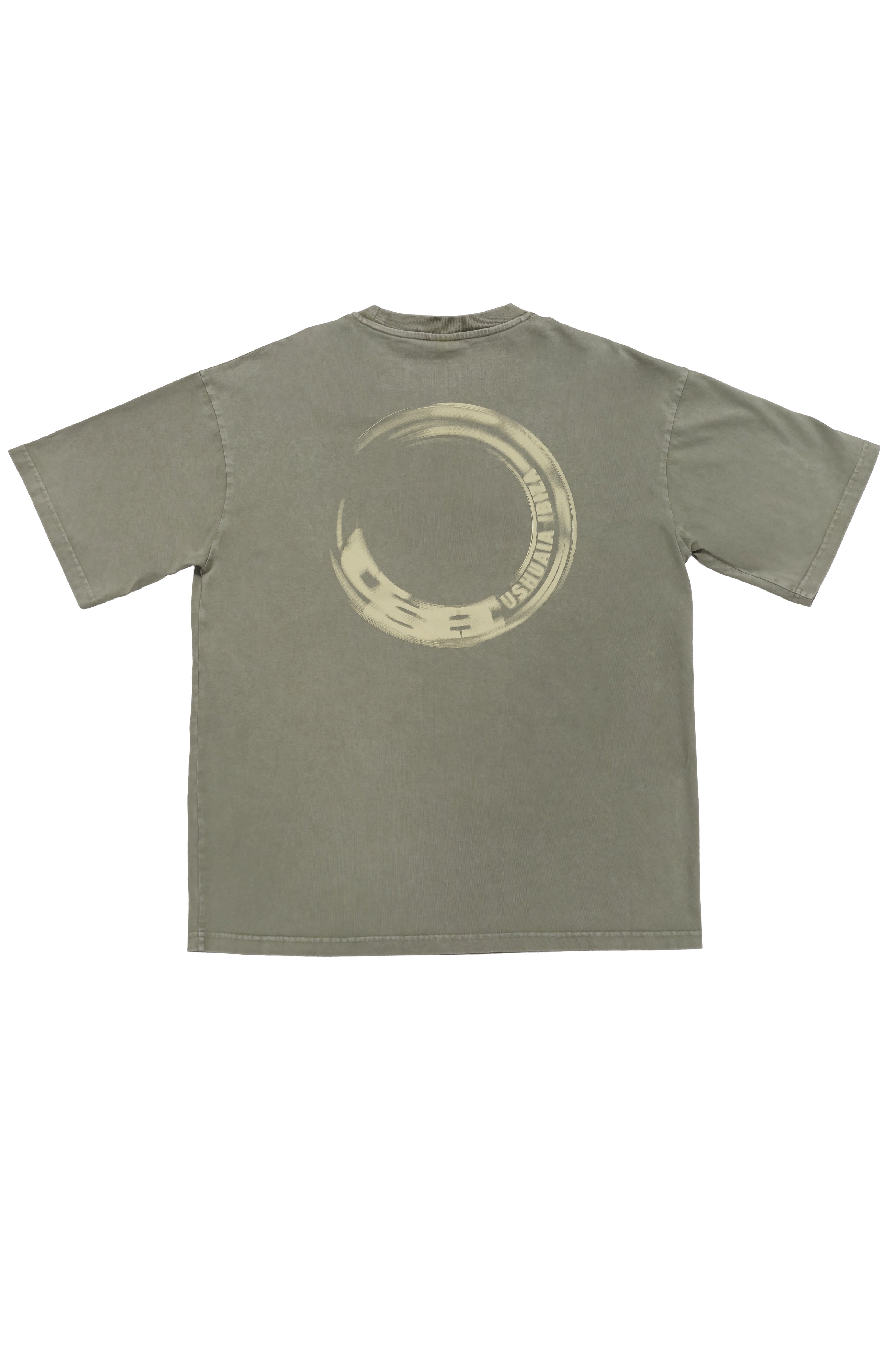 camiseta oversize hombre algodón logo ushuaïa
