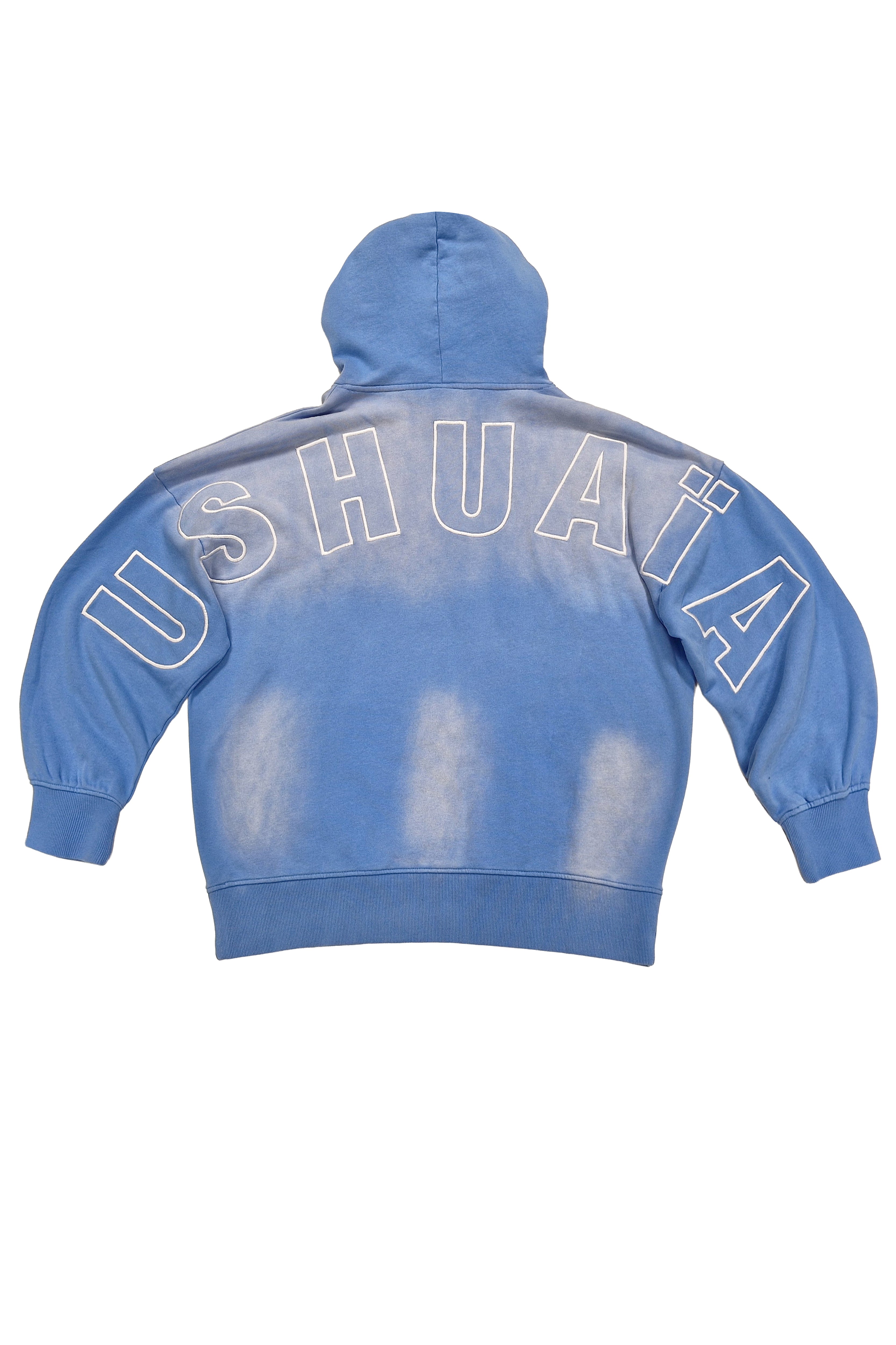 sudadera oversize mujer algodón french terry acid wash spray ushuaïa ibiza