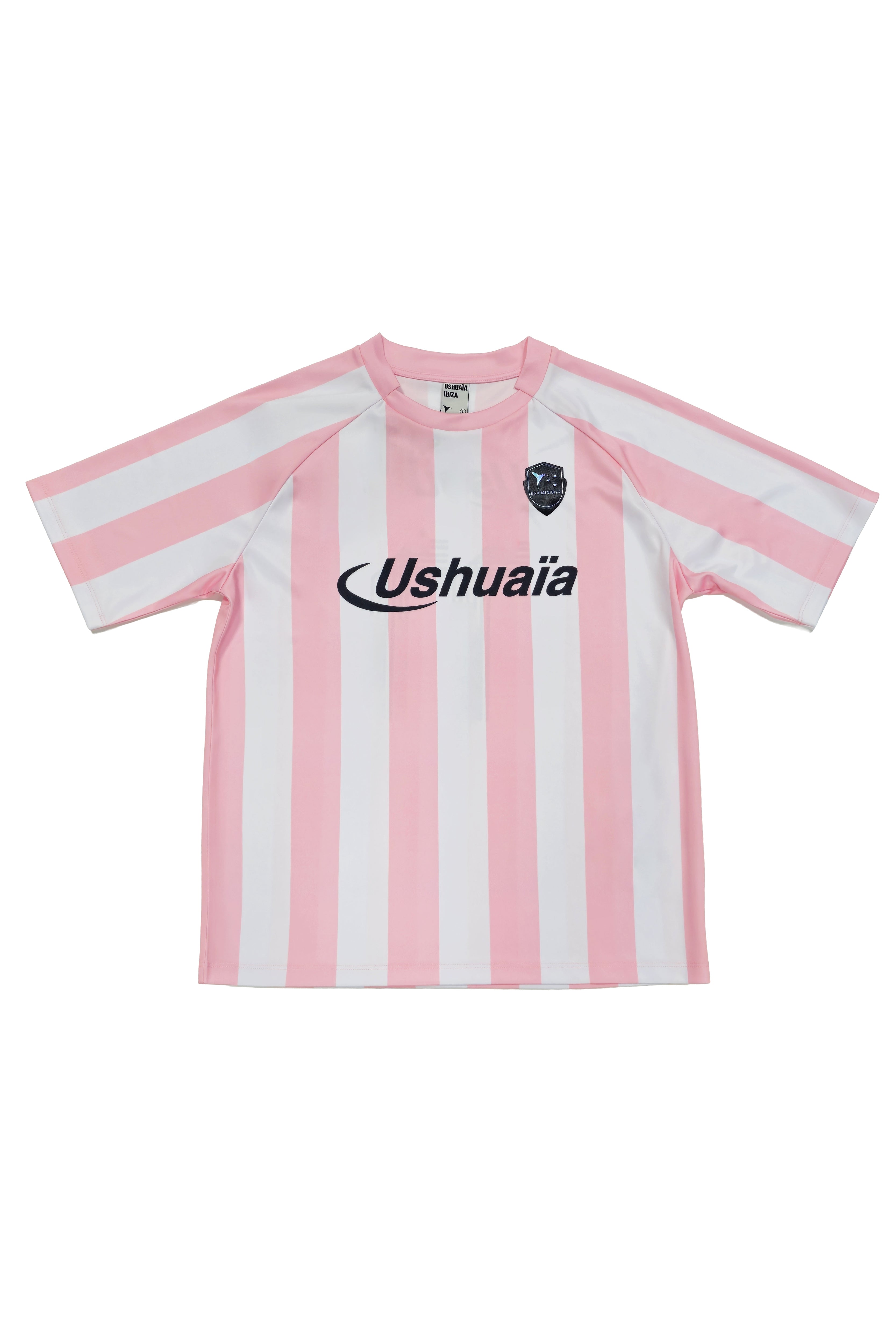 football jersey mujer poliéster logo ushuaïa delantero espalda parche holografico ibiza