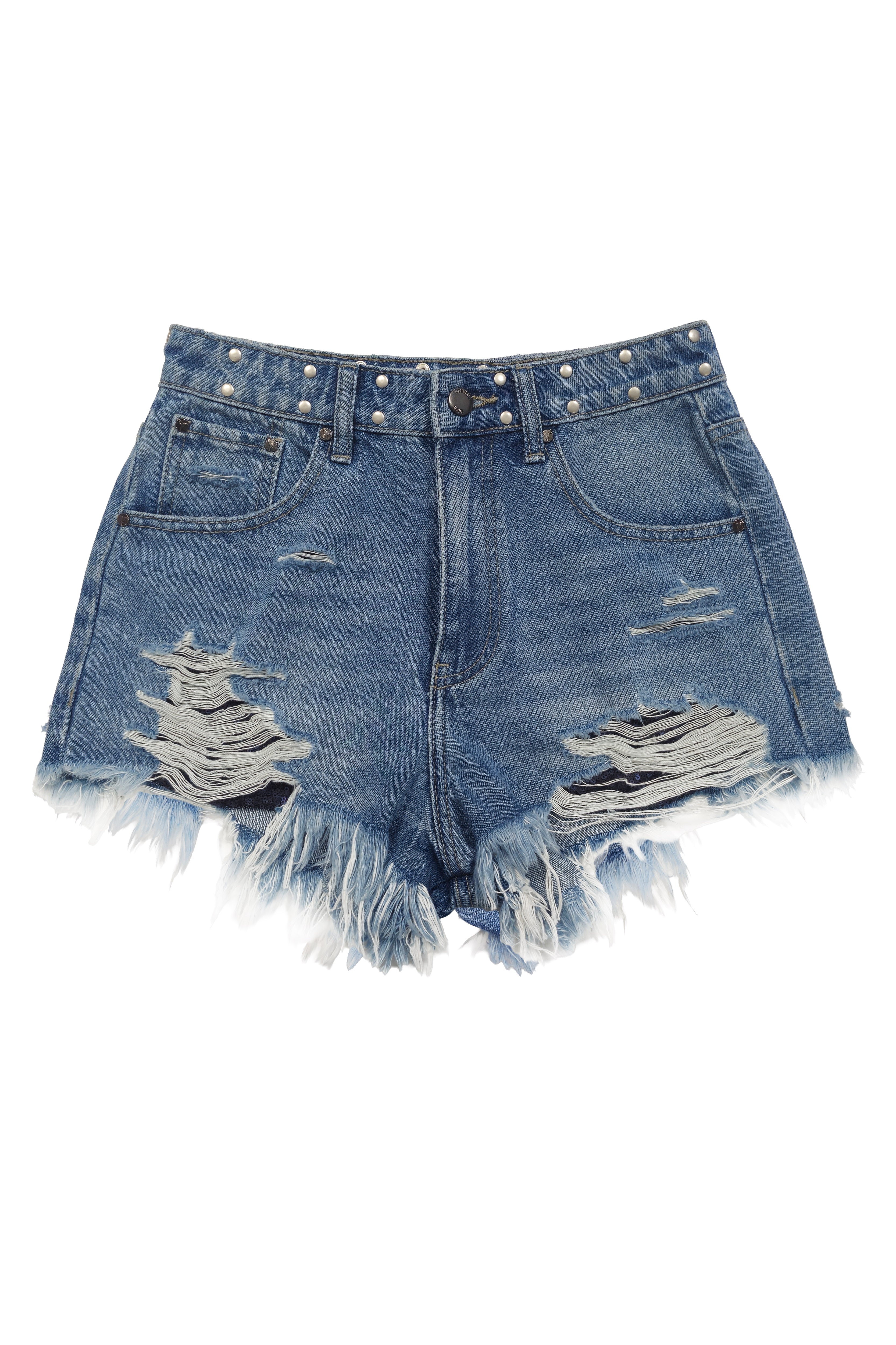 short denim mujer azul medio ushuaia