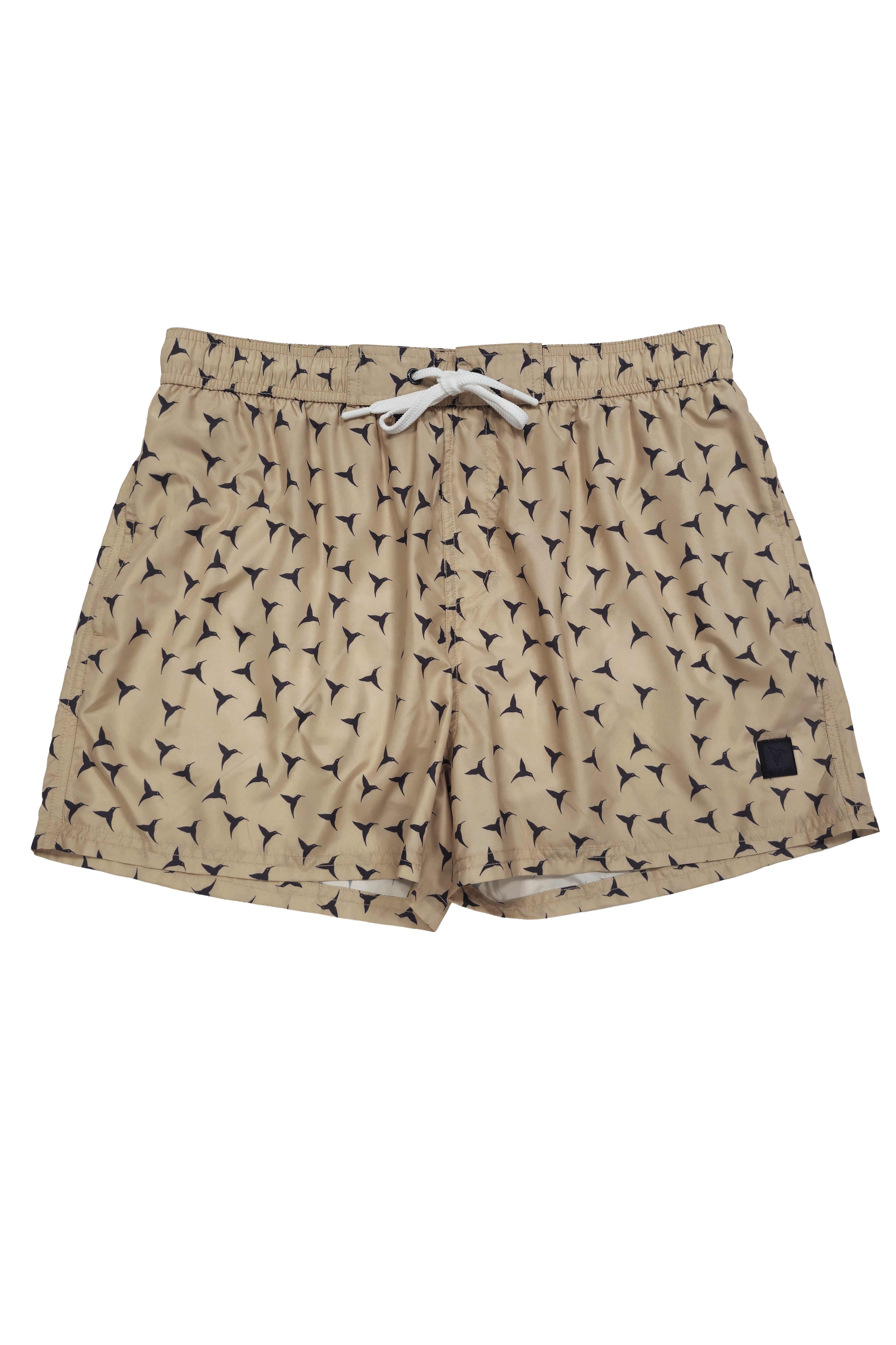 bañador hombre poliéster microfibra estampado logo ushuaïa