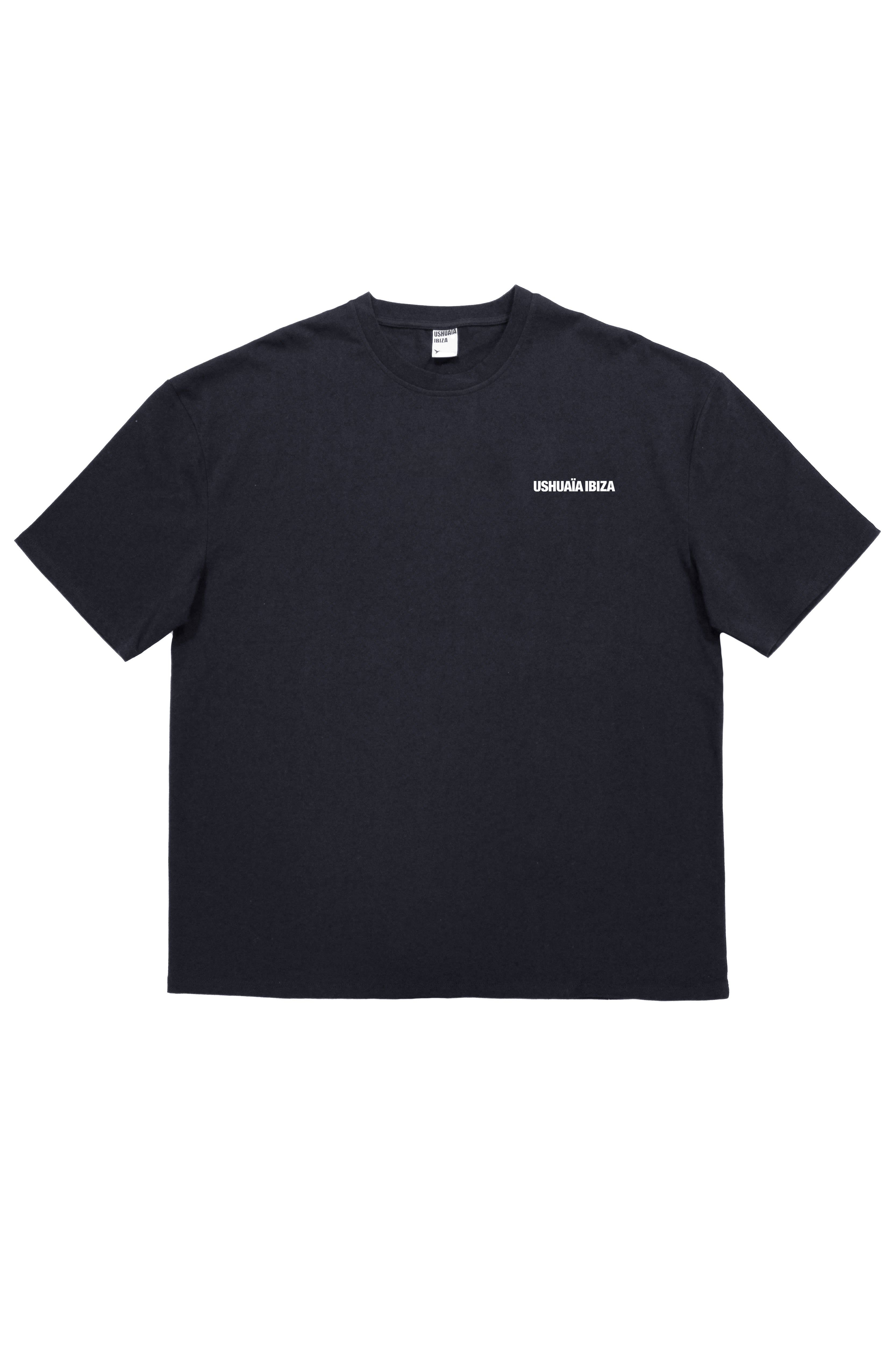 regular fit t shirt cotton modal logo back
