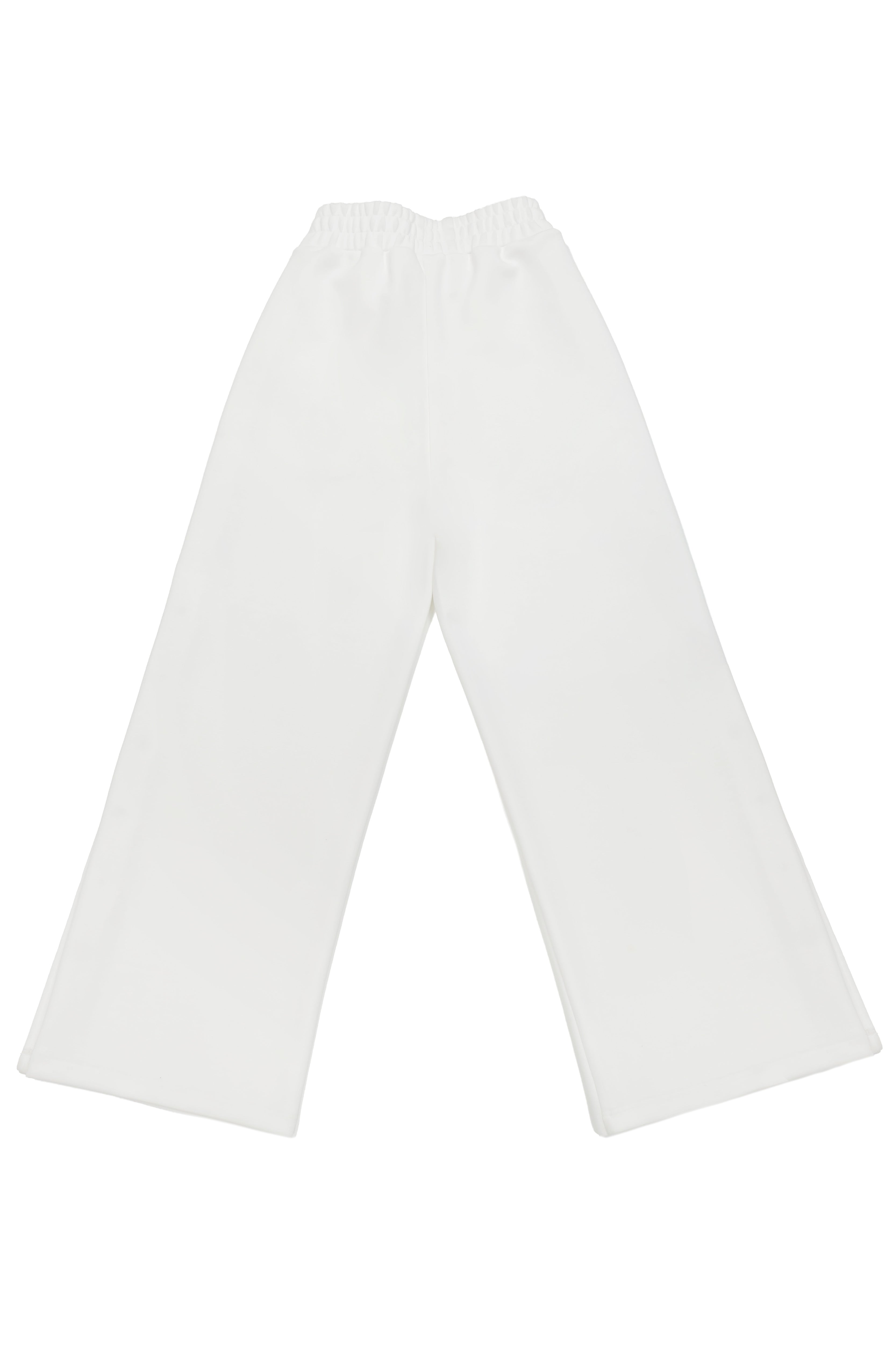 pantalon jogger mujer blanco botones laterales