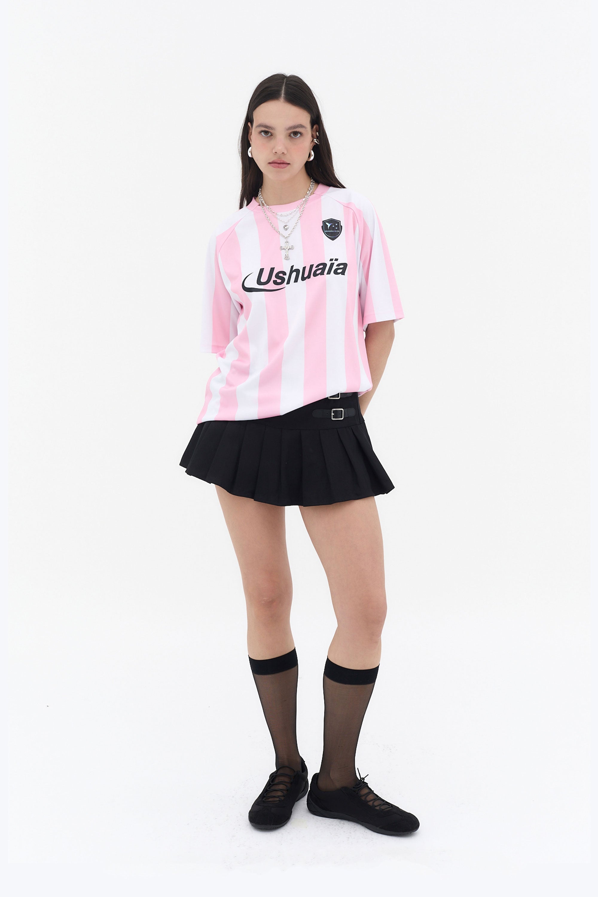 football jersey mujer poliéster logo ushuaïa delantero espalda parche holografico ibiza