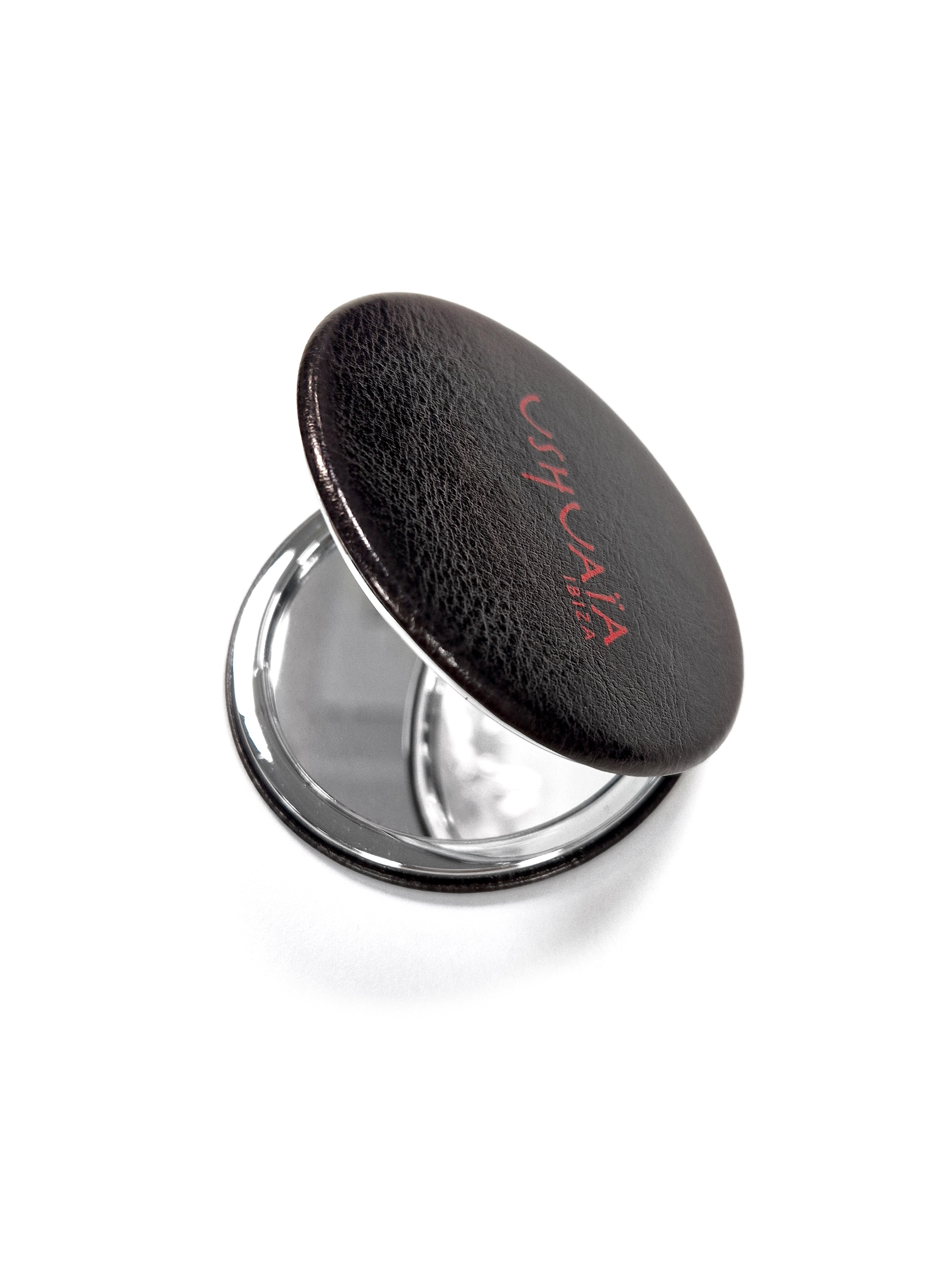 Mirror with Ushuaïa Ibiza logo in red