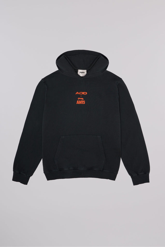 ANTS team up with AOD to create this limited graphic hoodie, cut from French terry cotton with a printed graphic finish on the front and back.&nbsp;