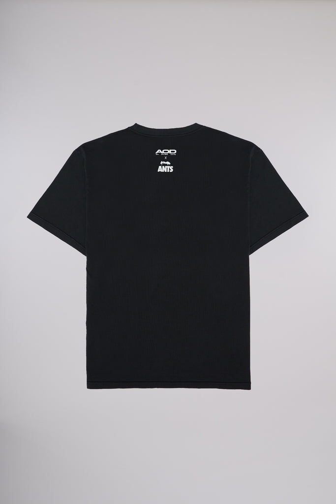 ANTS team up with AOD to create this limited graphic T-shirt, cut from heavy weight cotton with a printed graphic finish on the front and back.