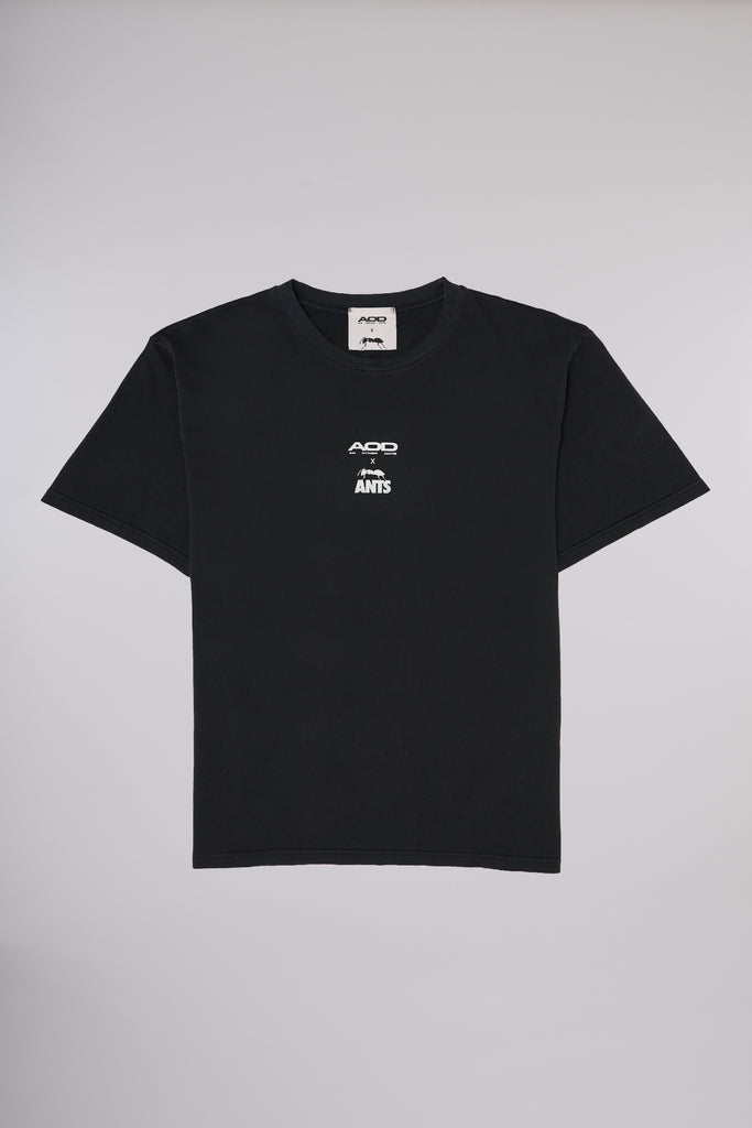ANTS team up with AOD to create this limited graphic T-shirt, cut from 100% heavy-weight cotton with a printed graphic finish on the front and back.
