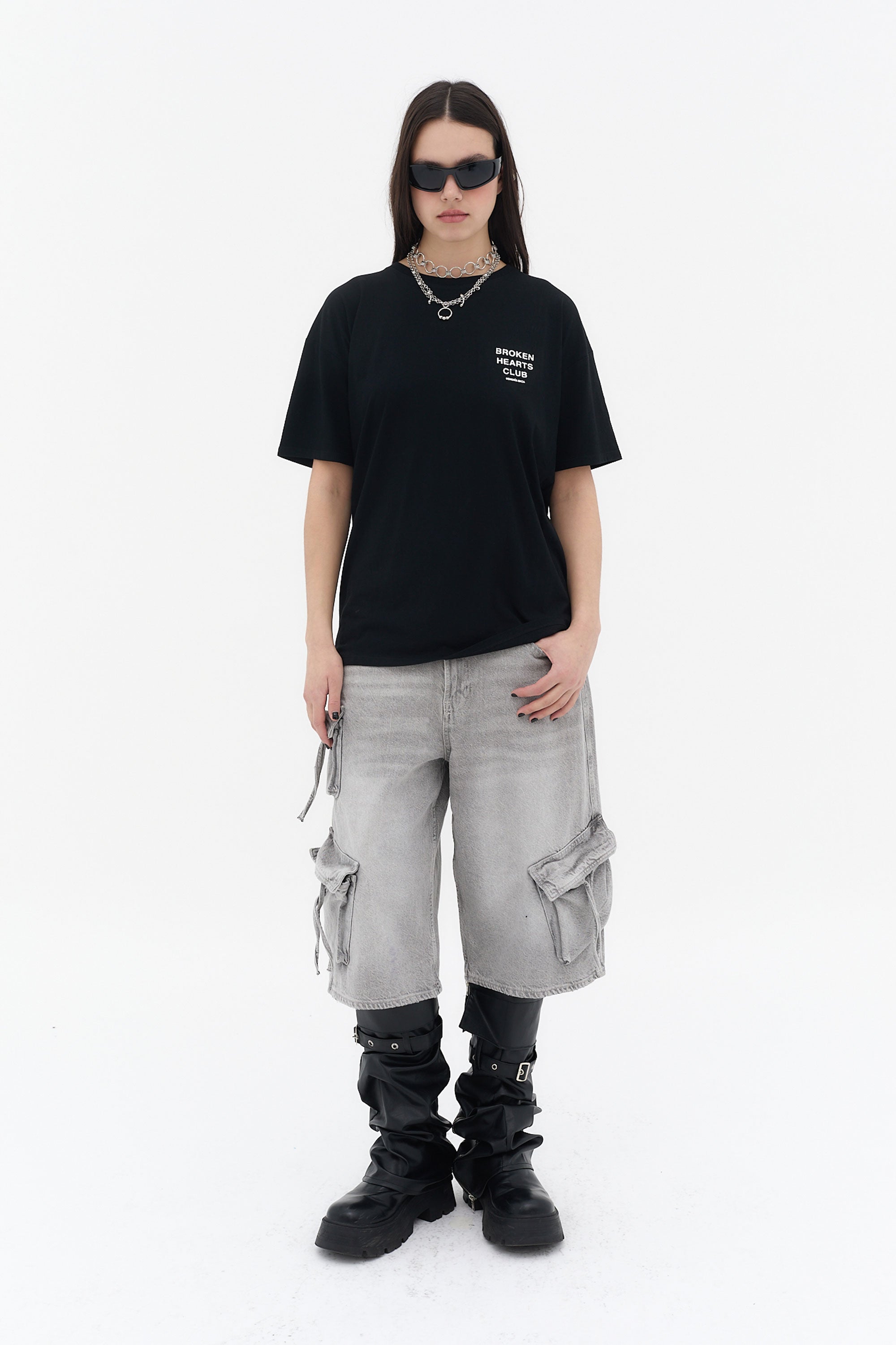 camiseta regular mujer algodón modal soft wash logo ushuaïa delantero y espalda ibiza