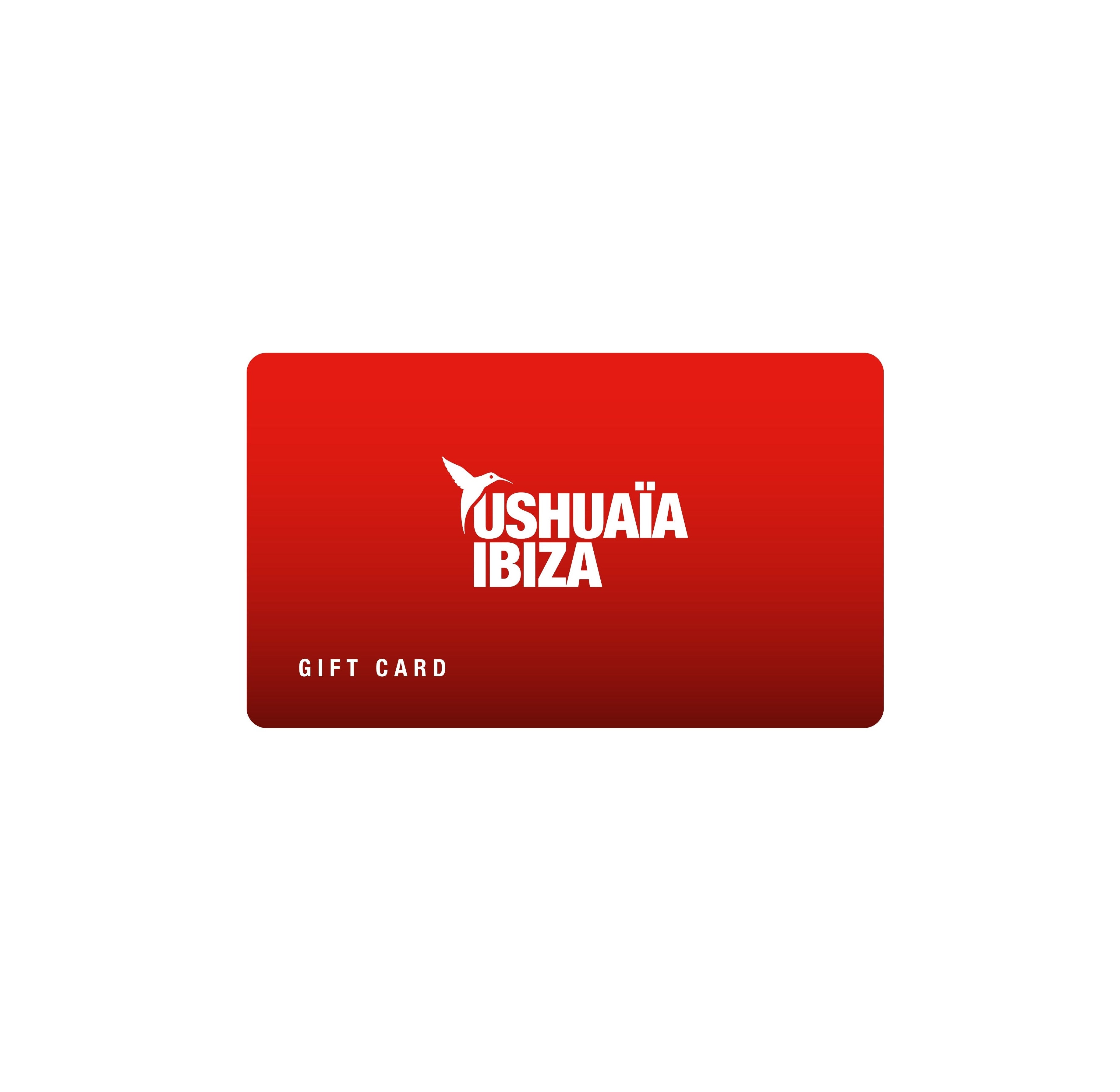 USHUAÏA IBIZA GIFT CARD